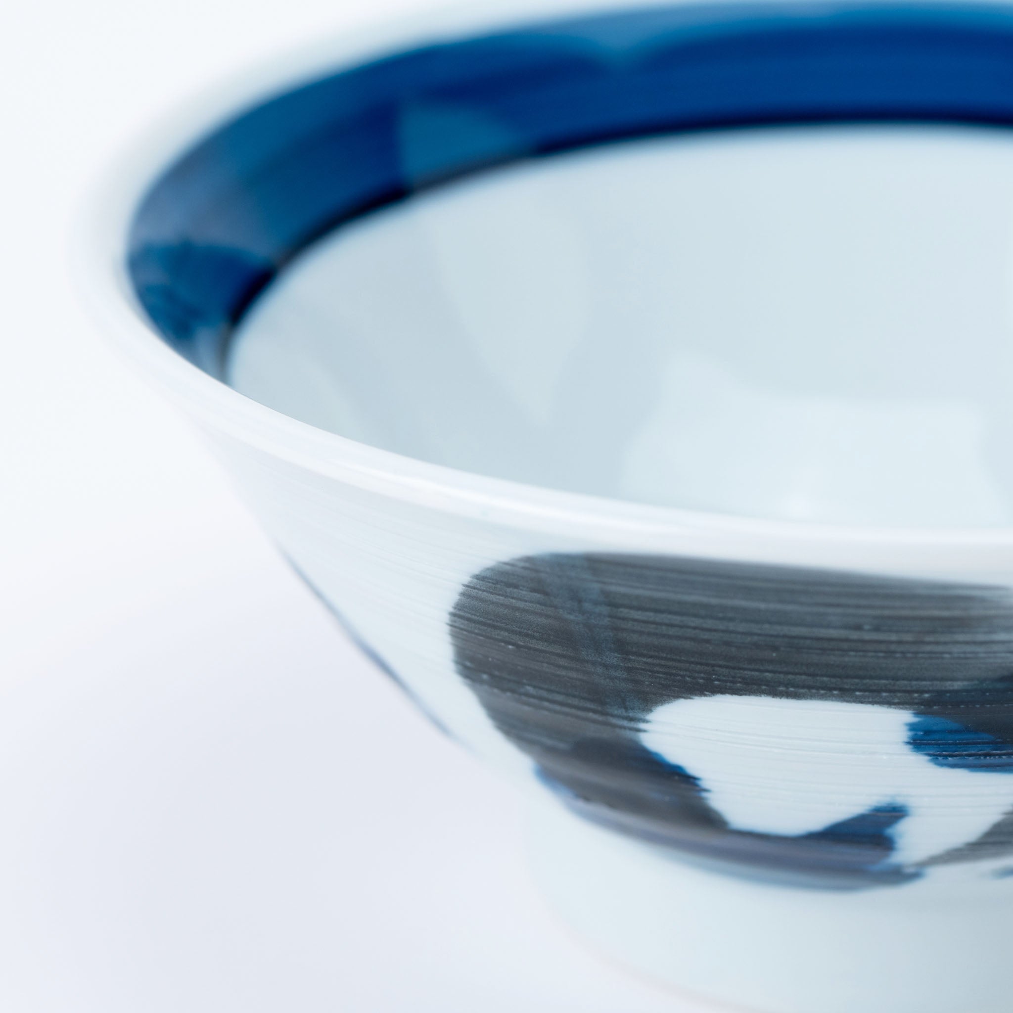 Blue Brushstroke Donburi Bowl