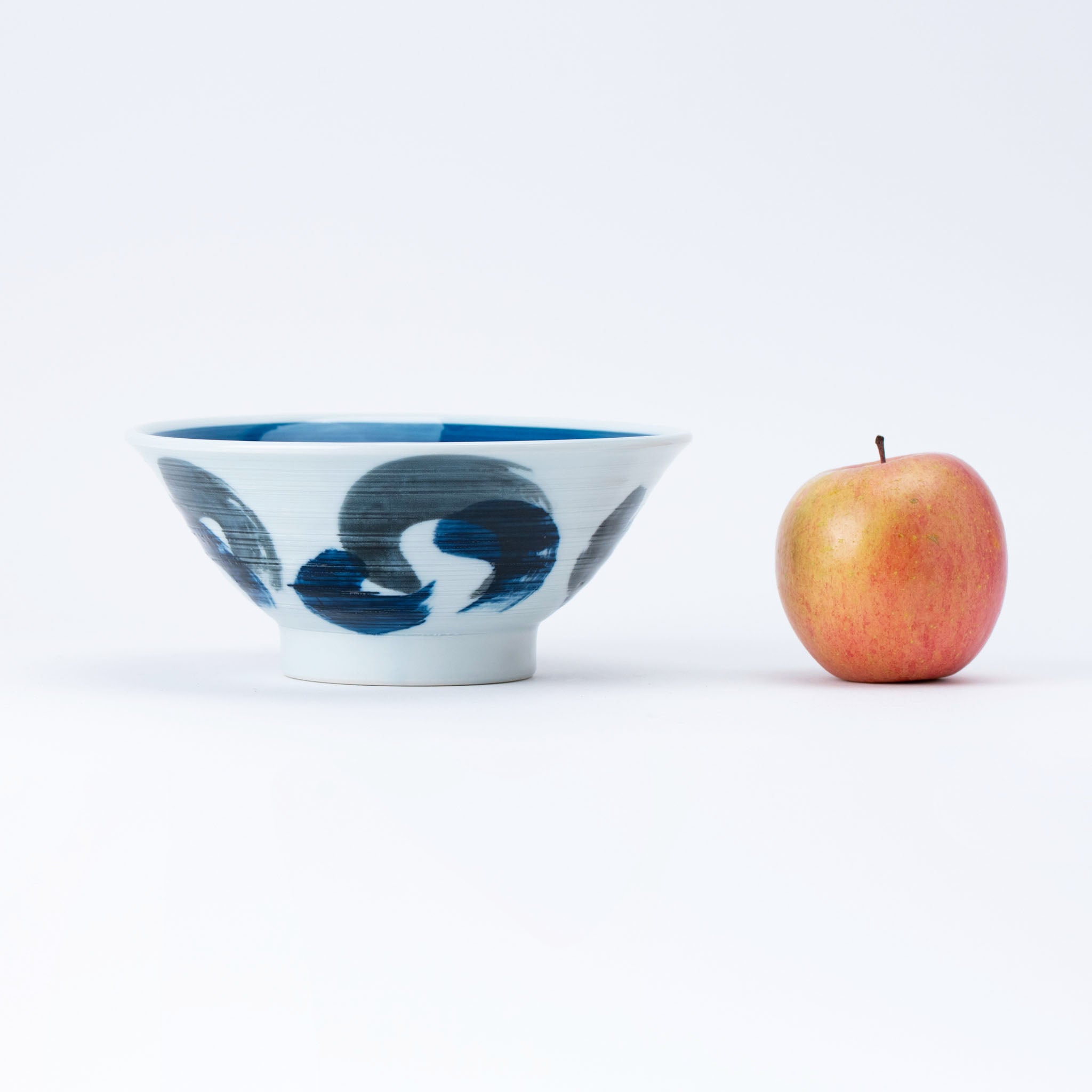 Blue Brushstroke Donburi Bowl