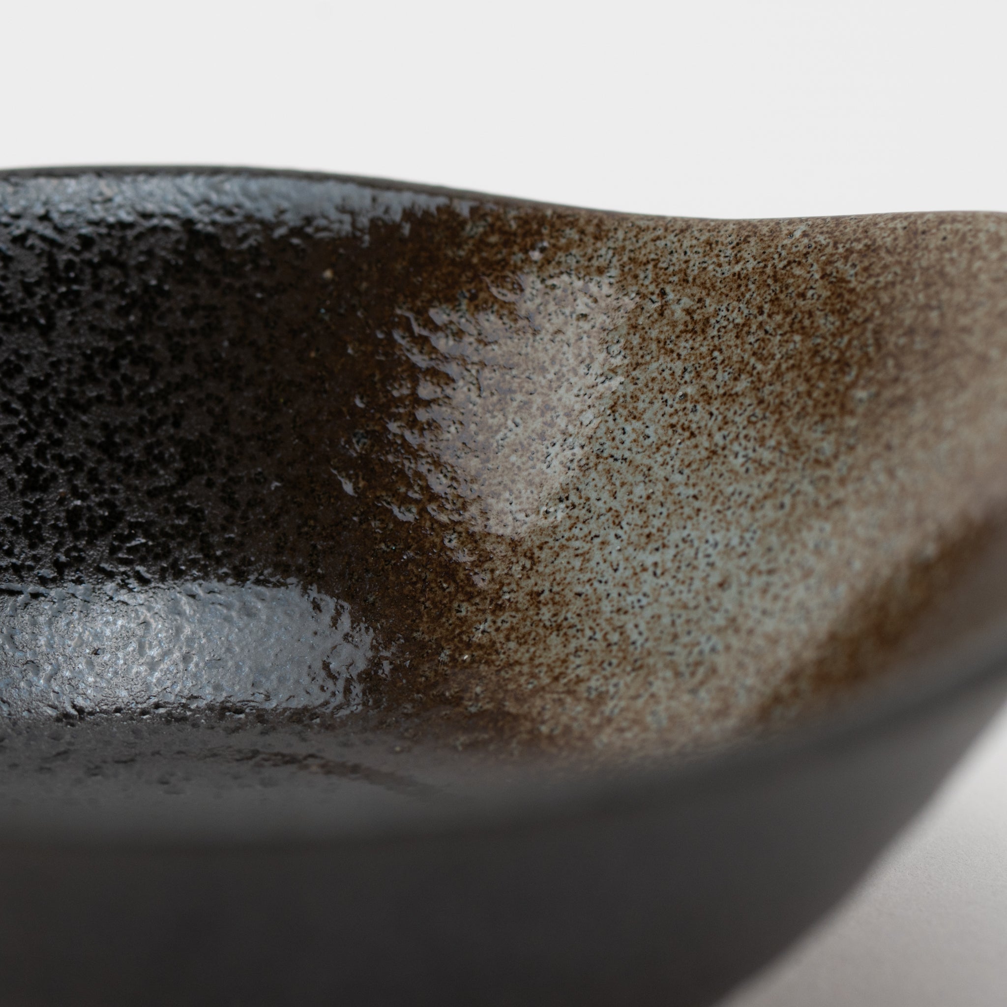 White-Sprayed Tenmoku Tonsui Bowl