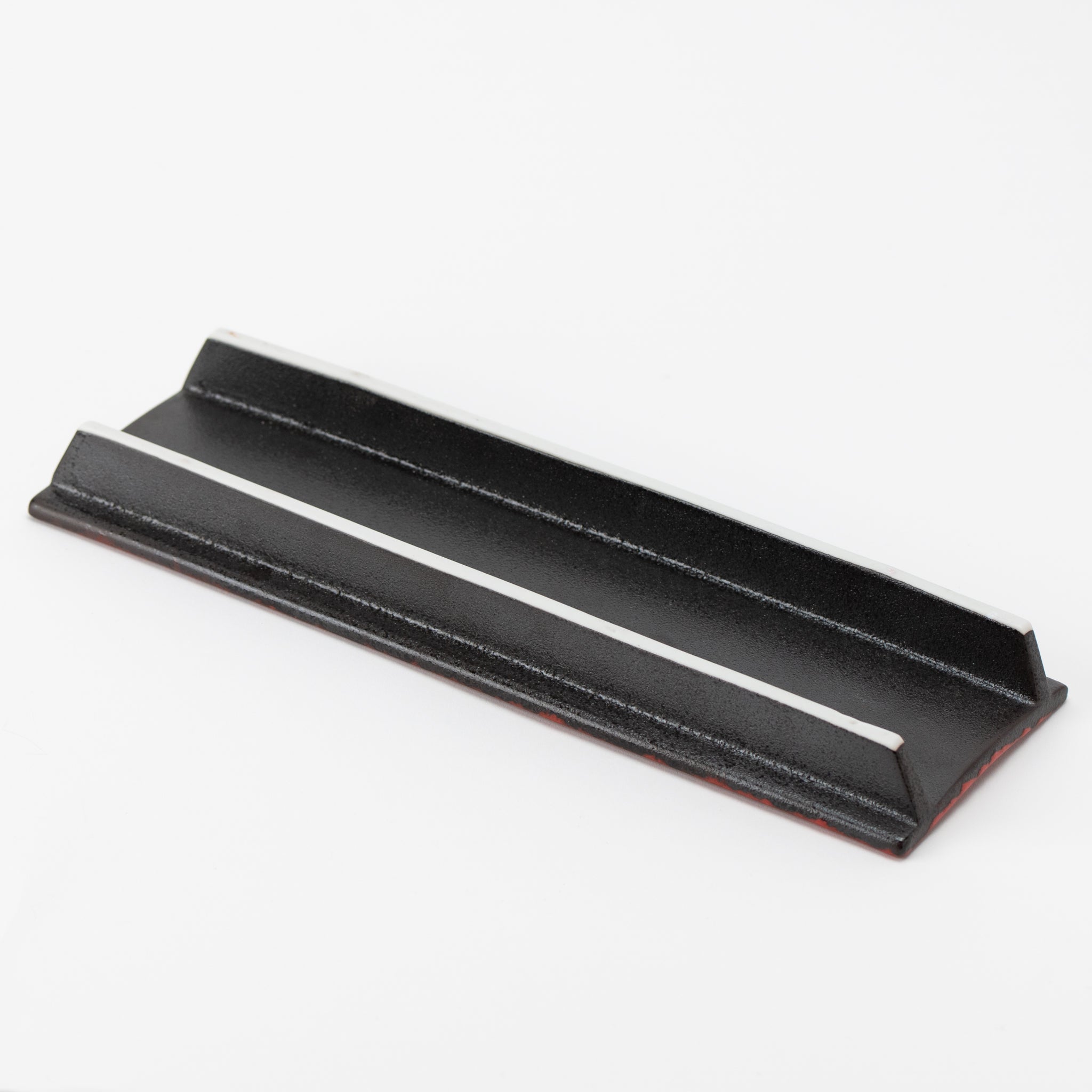 Traditional Japanese Red & Black Sushi Plate