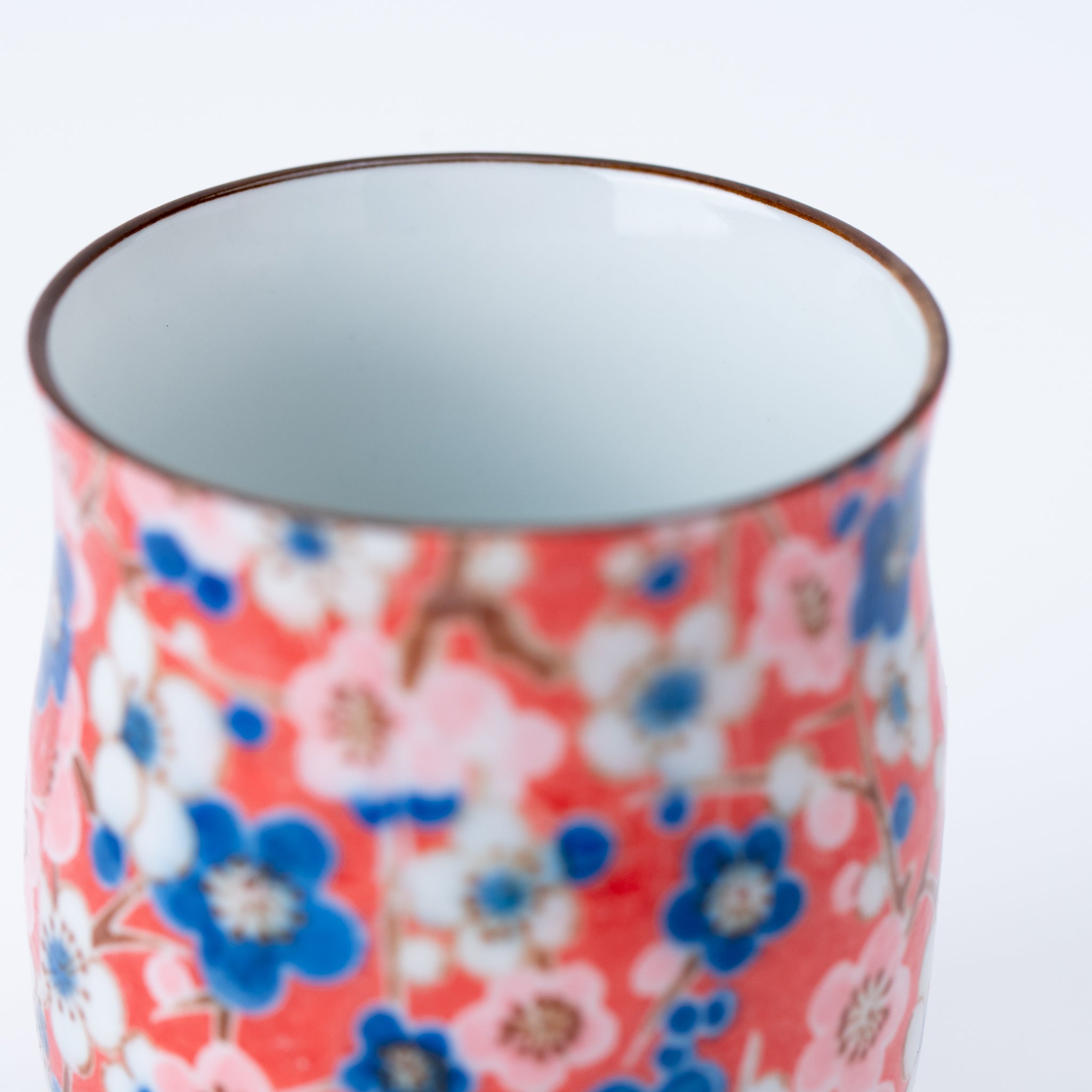 Colorful Blossom Teapot (with Tea Strainer) & Yunomi Teacup Set