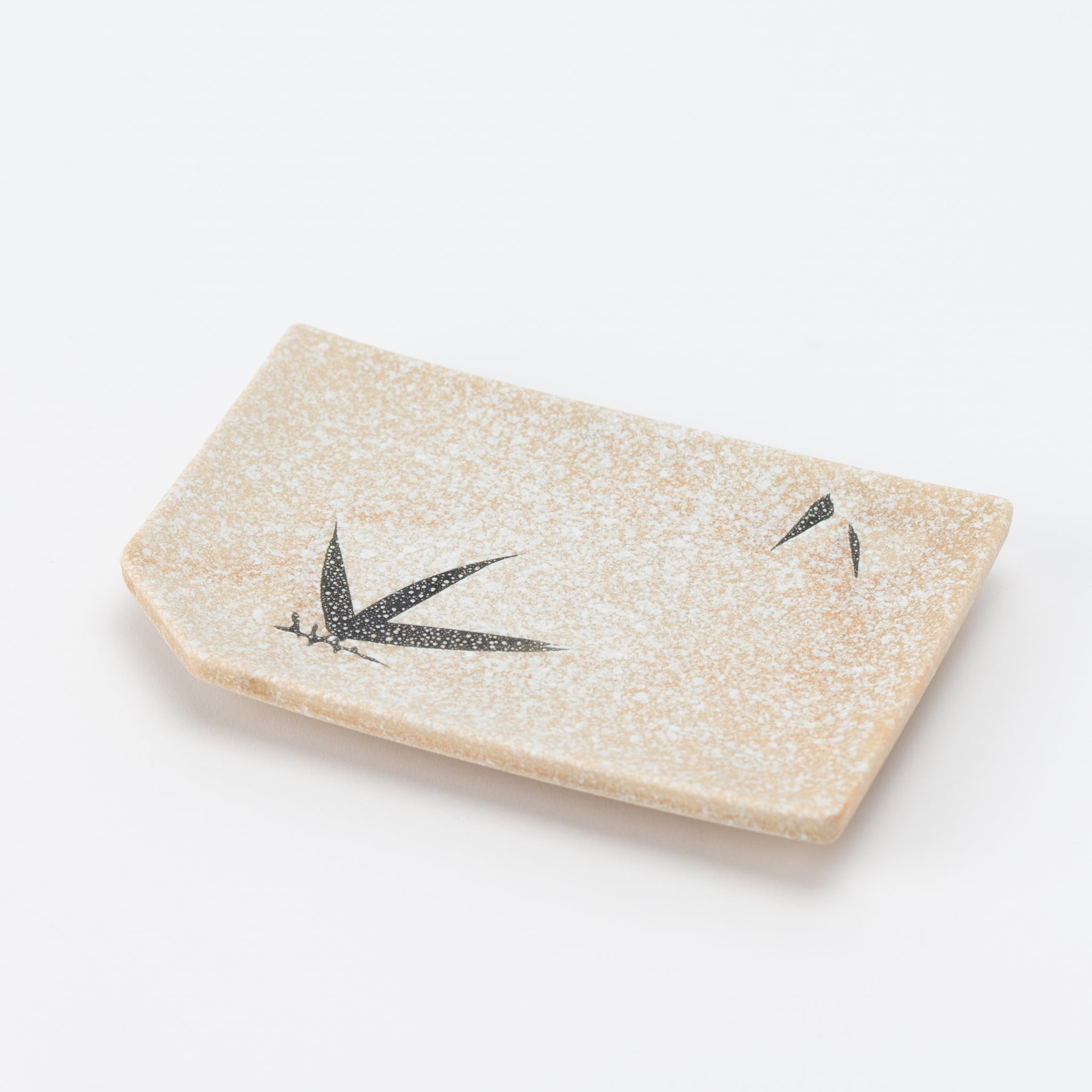 Ishiyaki Bamboo-Leaf Rectangular Dish