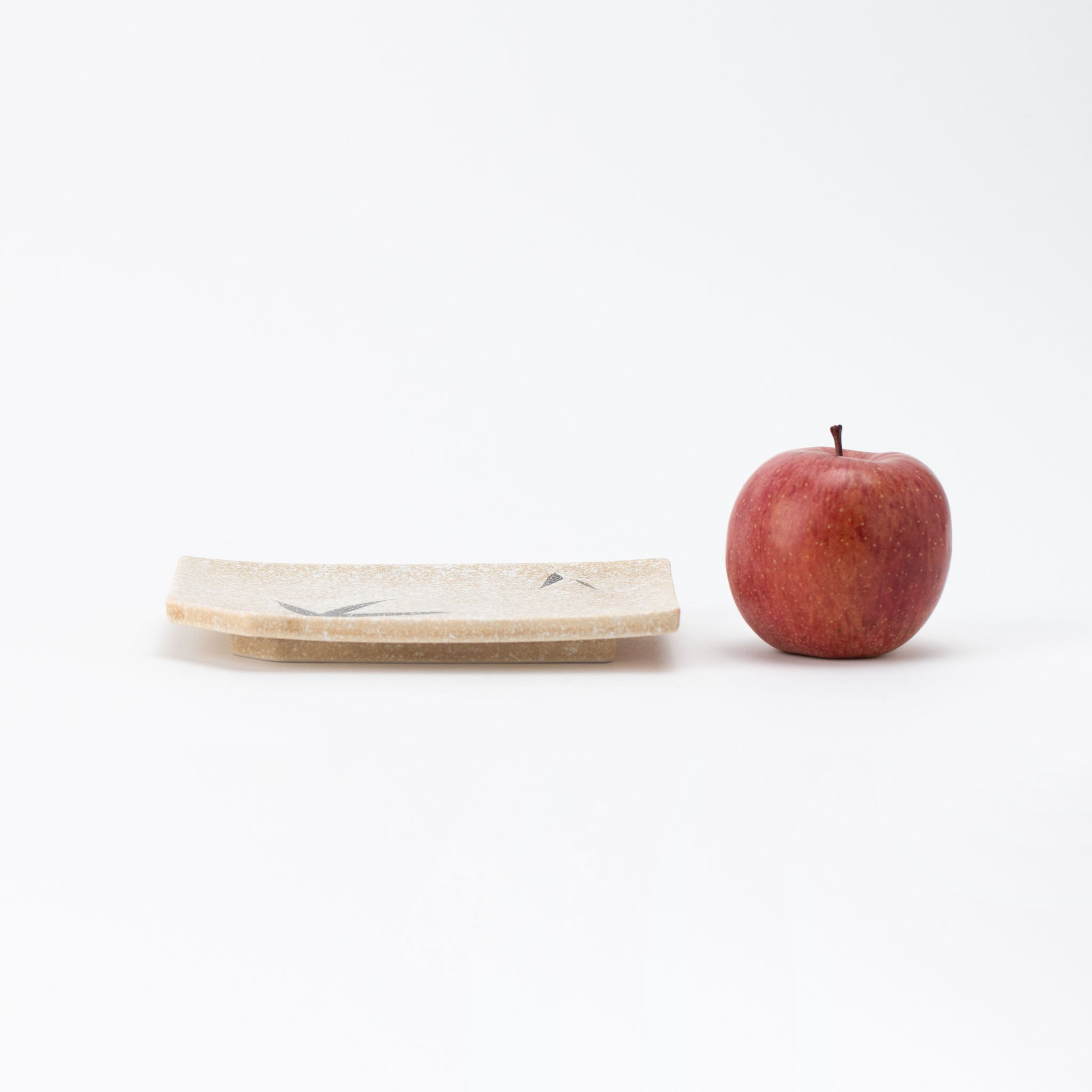 Ishiyaki Bamboo-Leaf Rectangular Dish