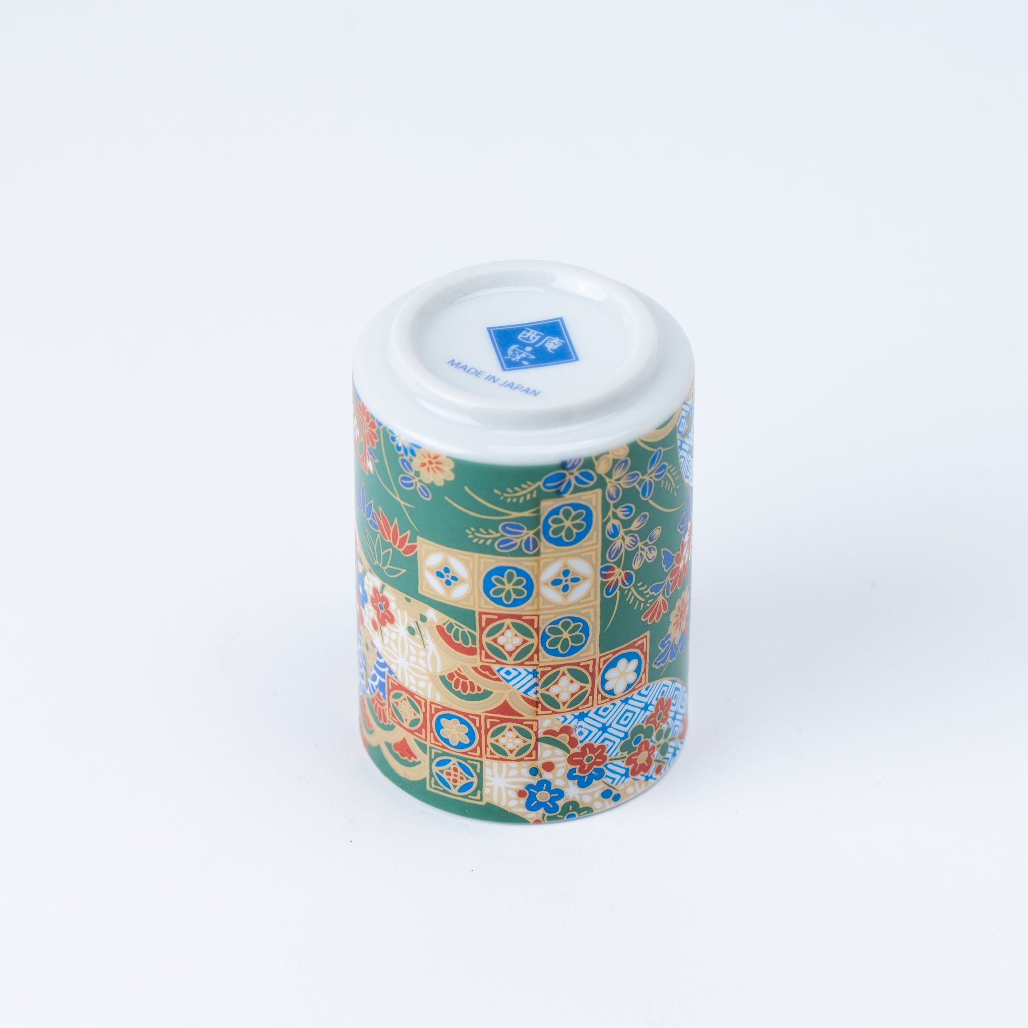 Vibrant Flowers Yunomi Teacup Set of 5