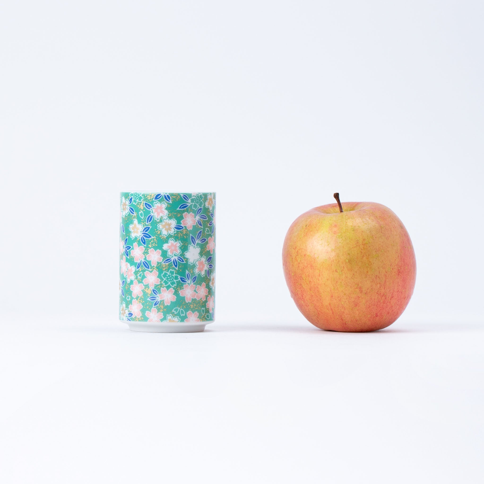 Vibrant Flowers Yunomi Teacup Set of 5