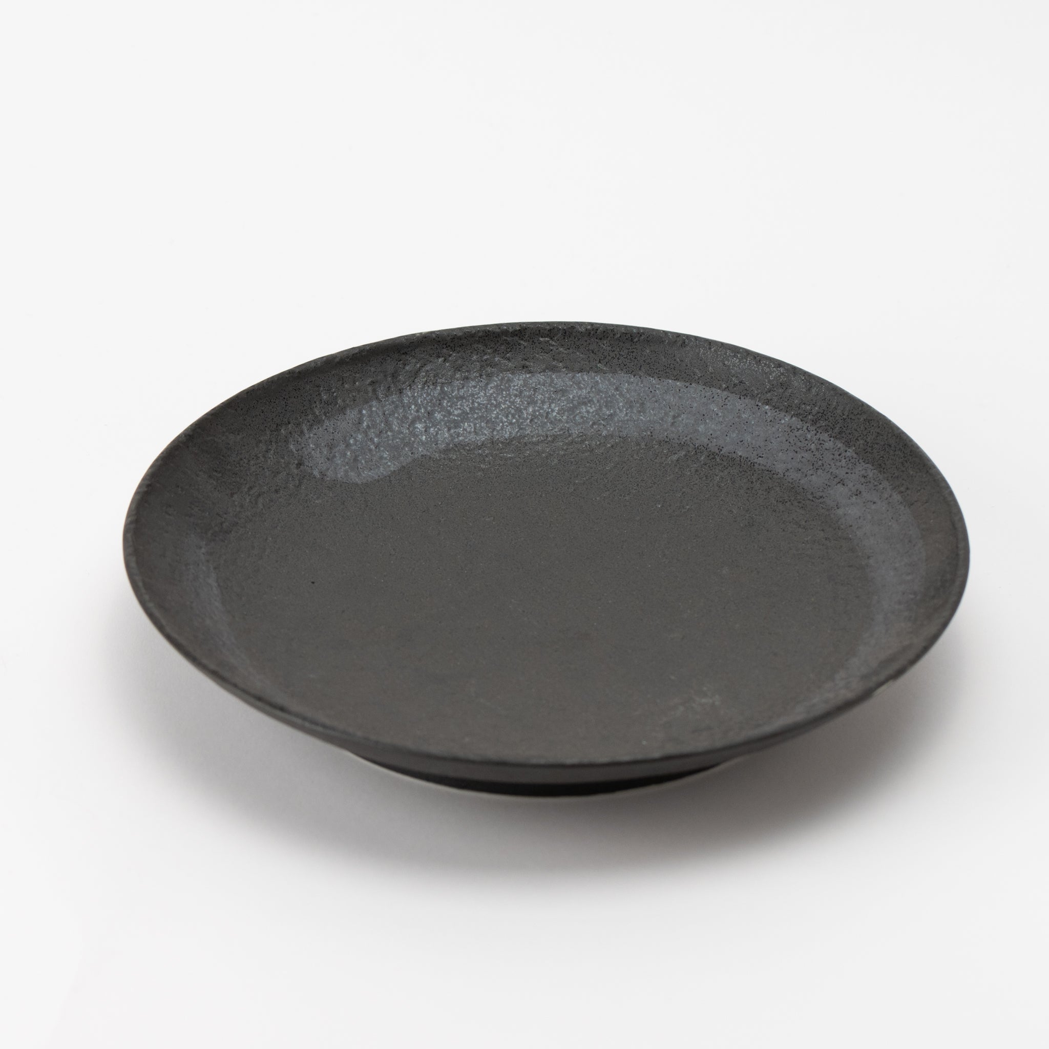 Dark Matte Round Plate