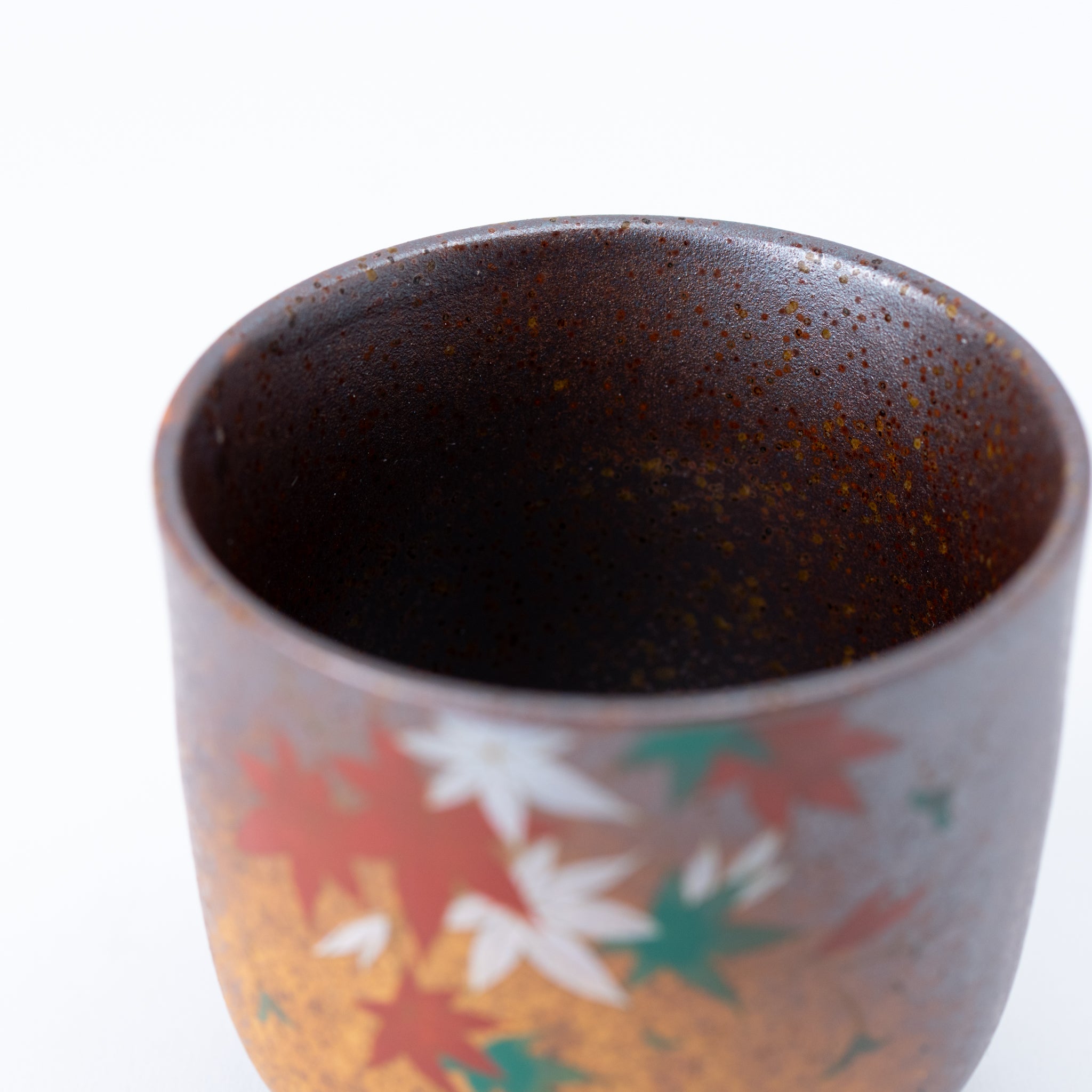 Autumn Maple Motif Chawanmushi Lidded Bowl