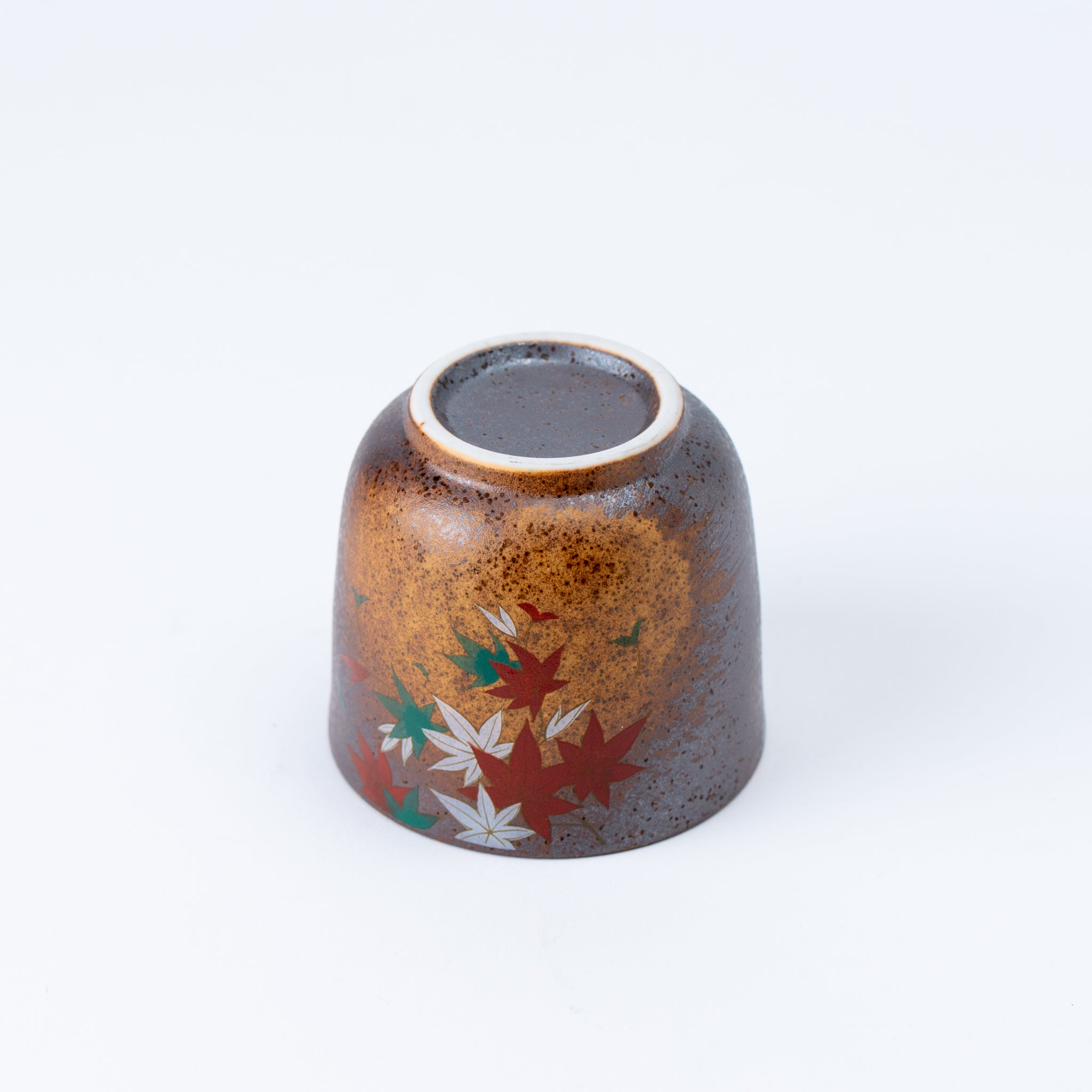 Autumn Maple Motif Chawanmushi Lidded Bowl