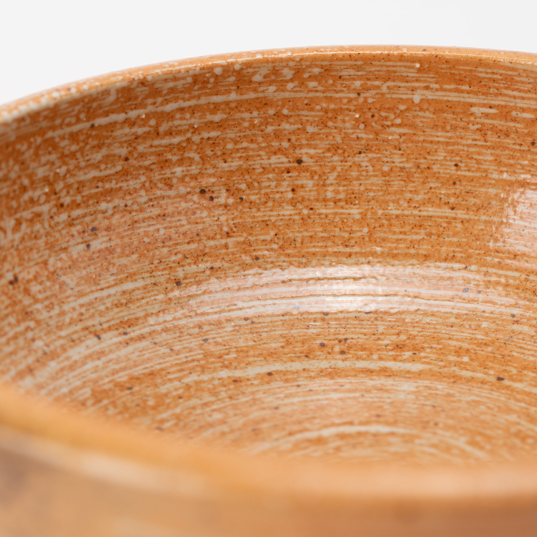 Earth-Tone Tied Handle Bowl