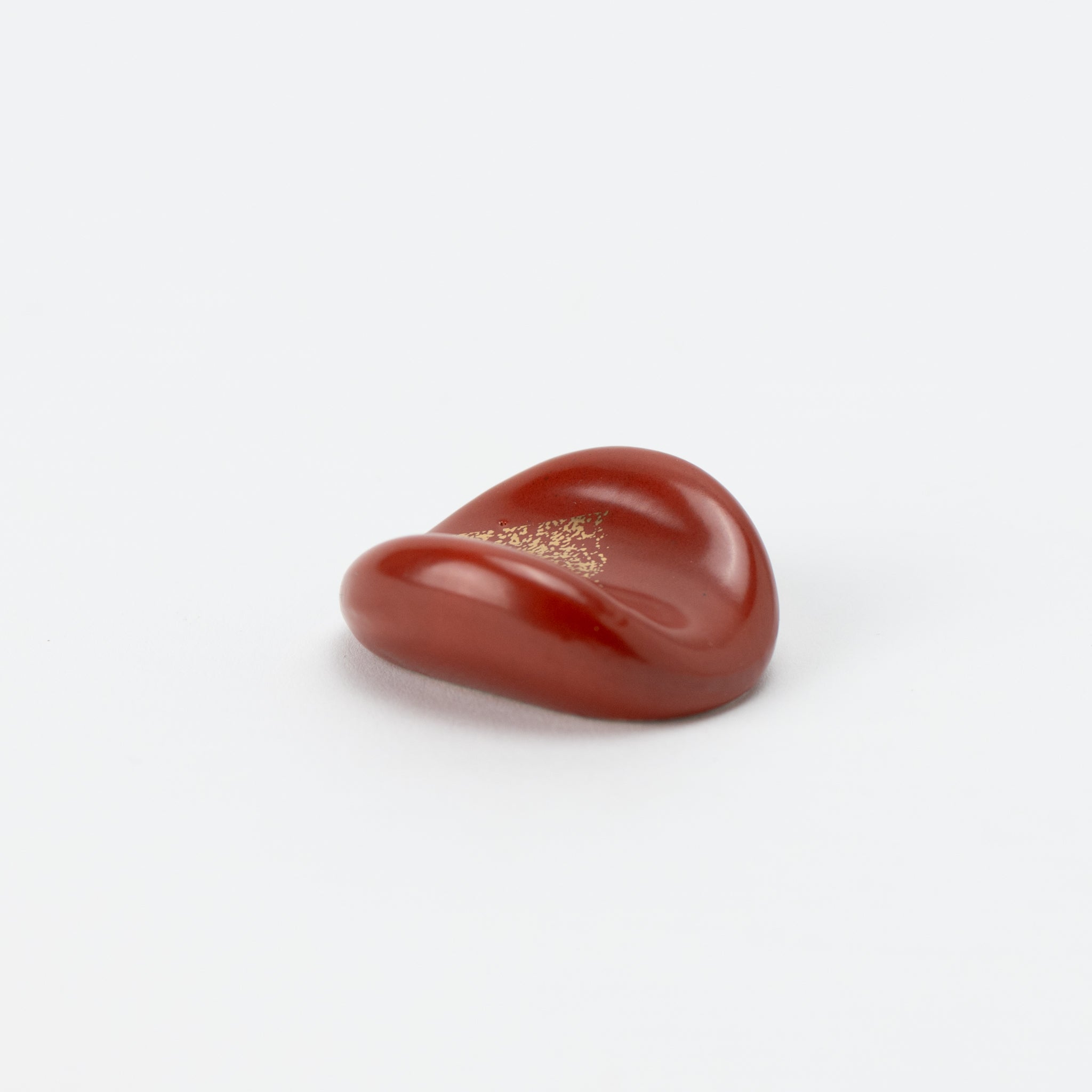 Gold Brown Matte Cocoon-Shaped Chopstick Rest