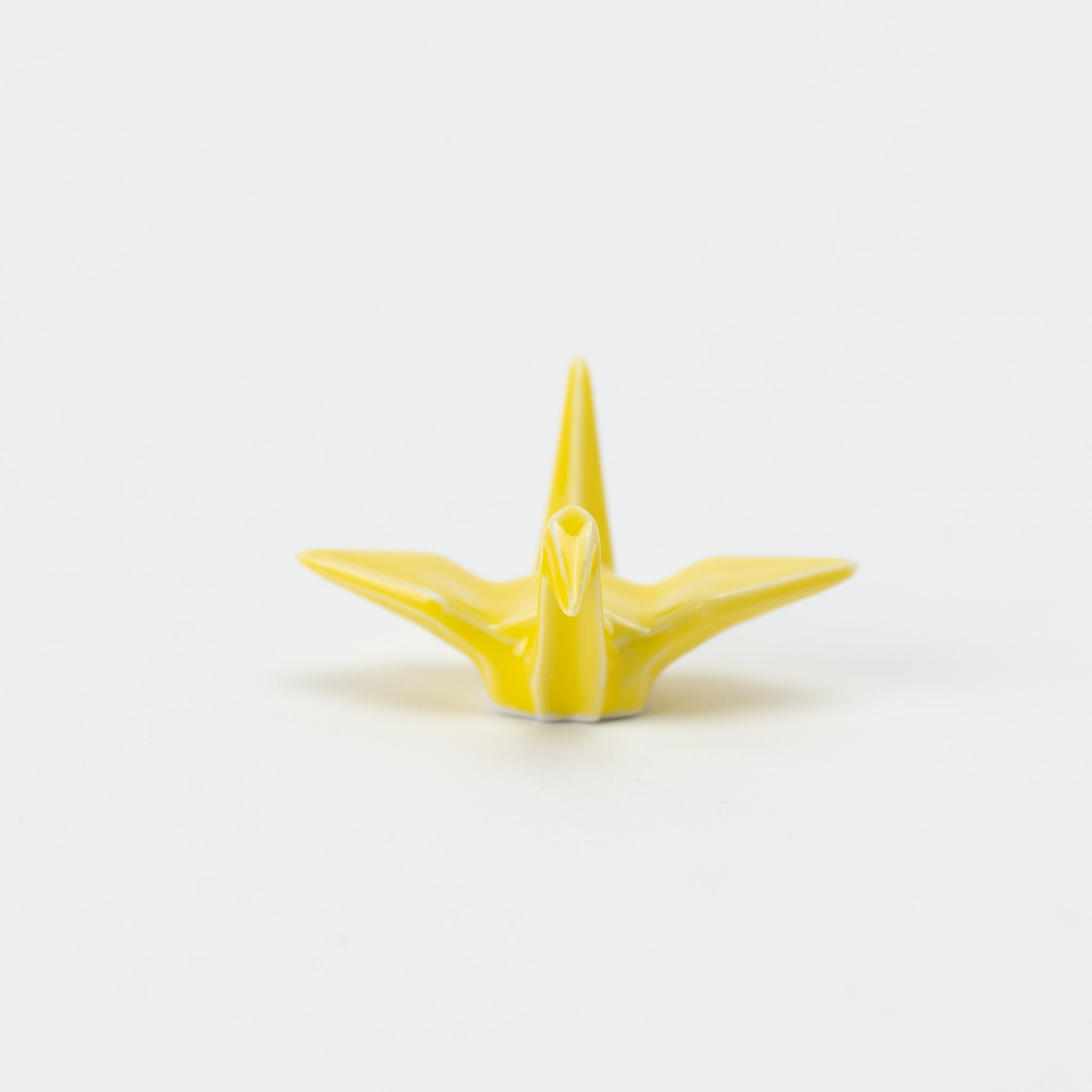 Origami Crane Yellow Chopstick Rest