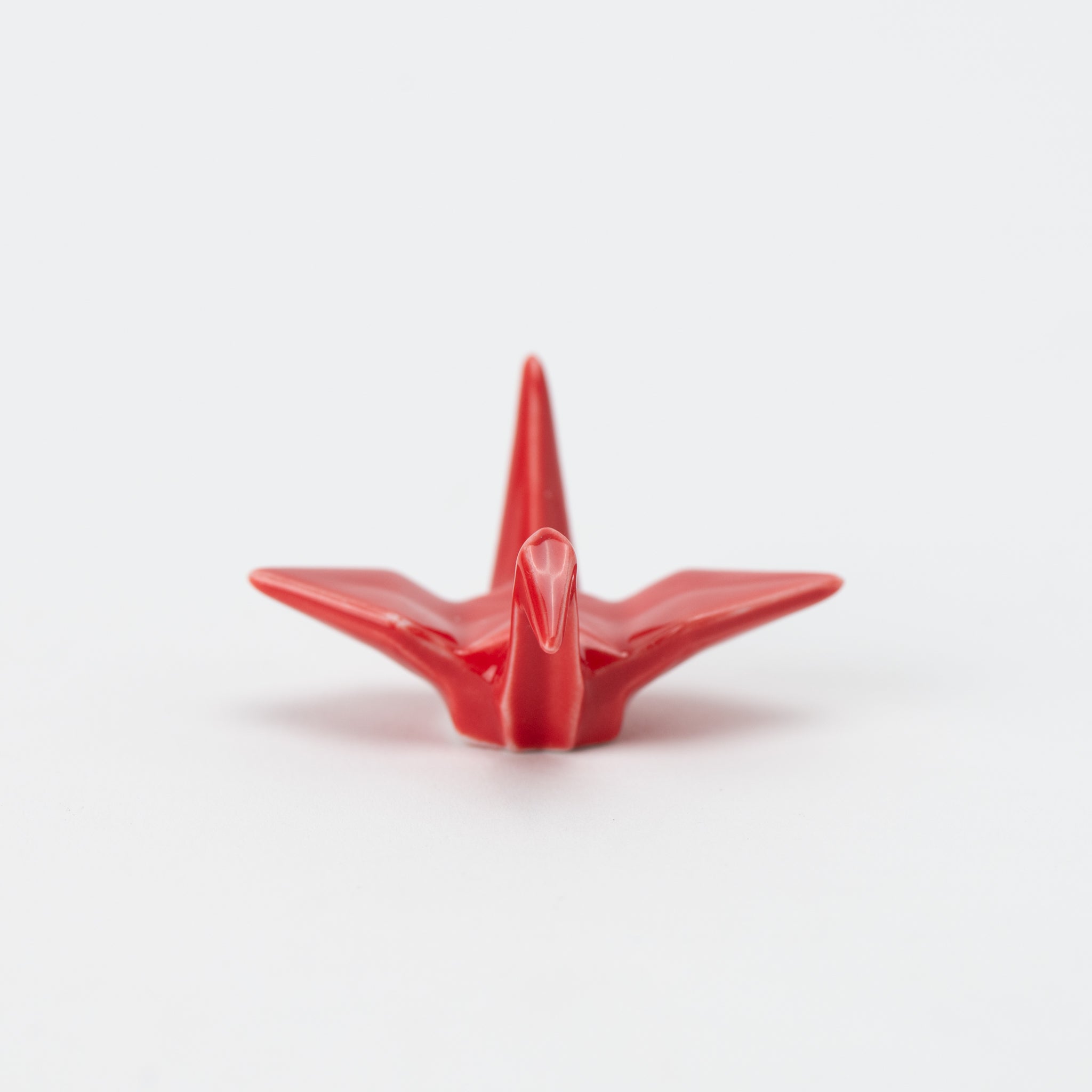 Origami Crane Red Chopstick Rest