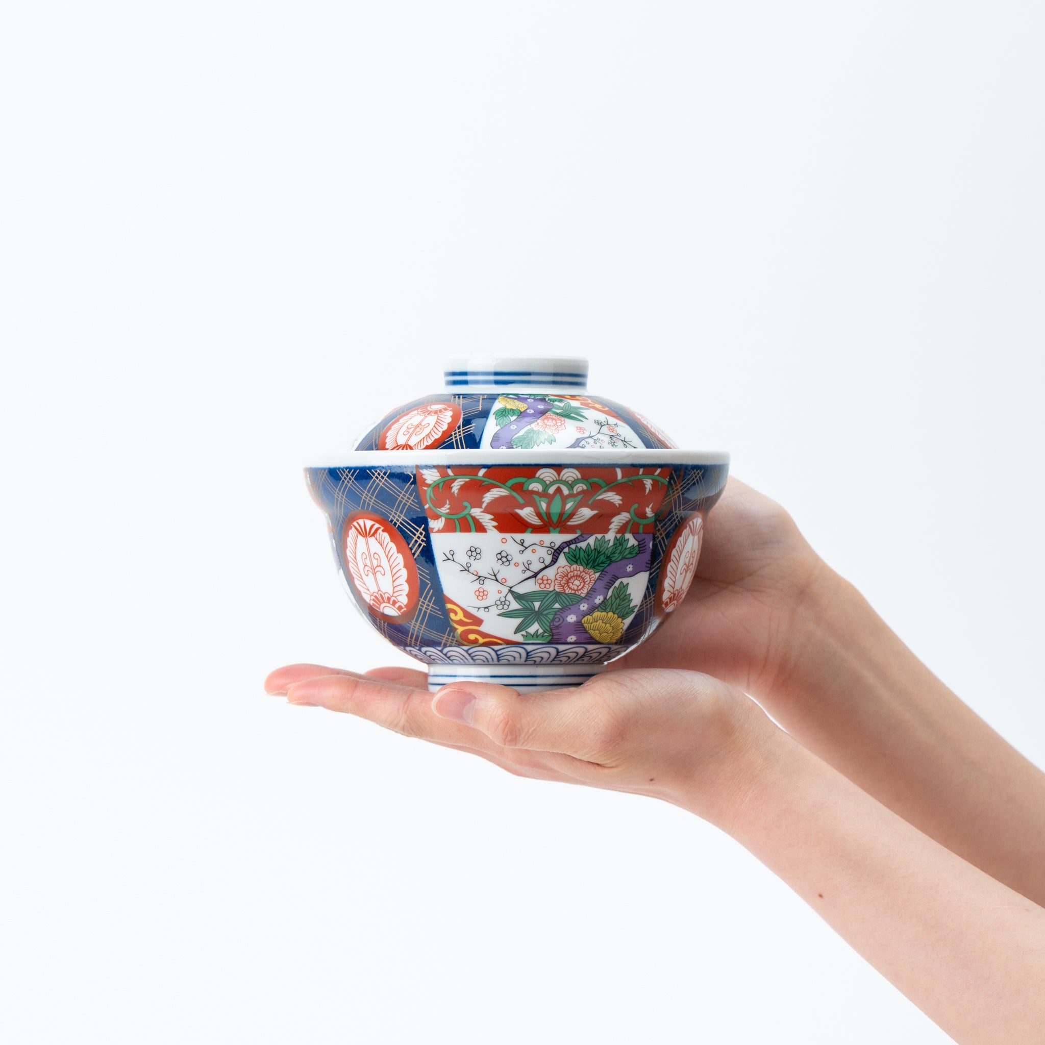 Nishiki Botan Round Lid Mini Bowl