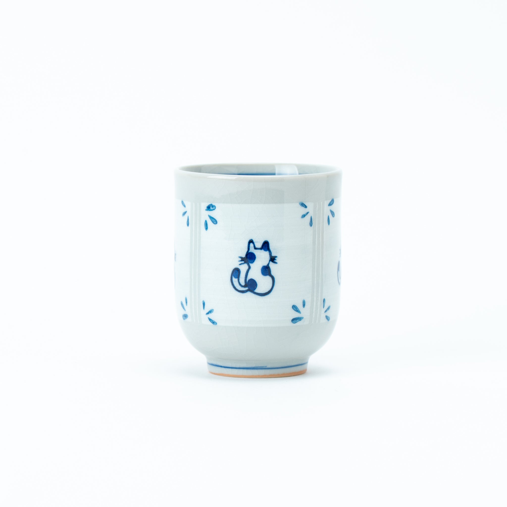 Blue Cat's Back Yunomi Teacup