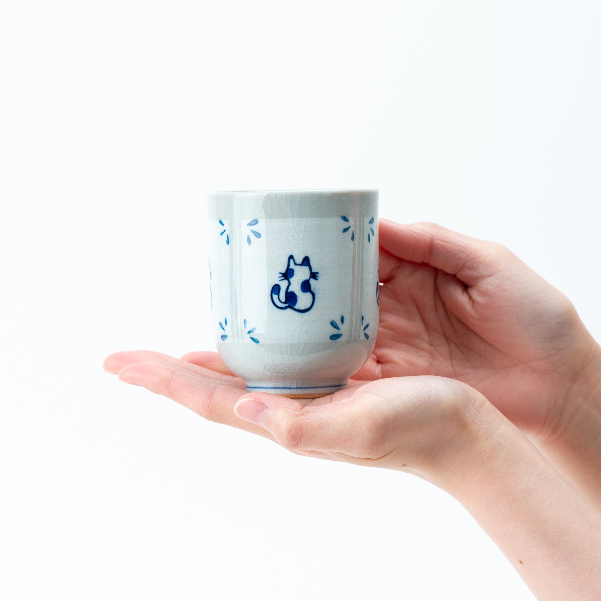 Blue Cat's Back Yunomi Teacup