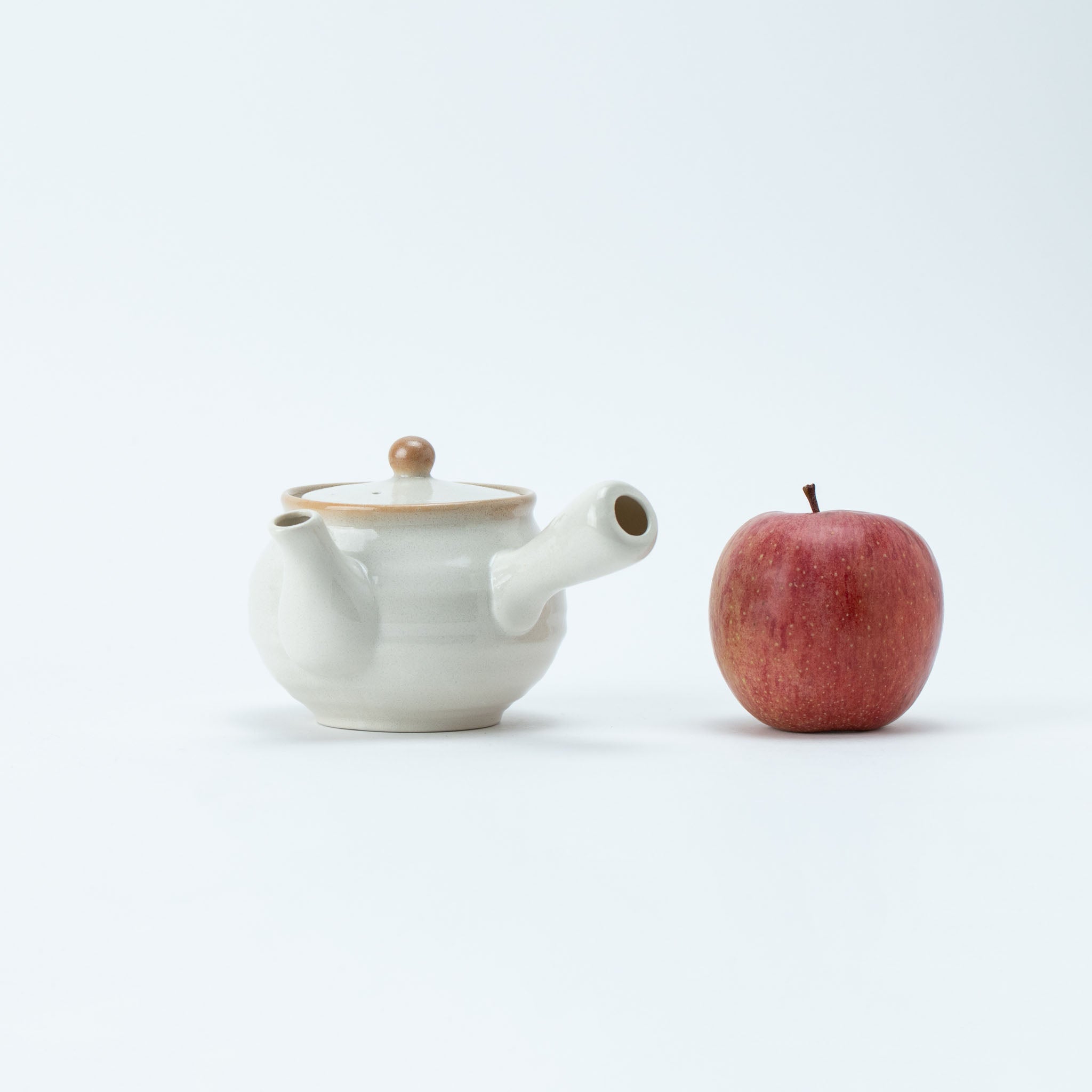 Kohiki Rokubei Teapot (with Tea Strainer)