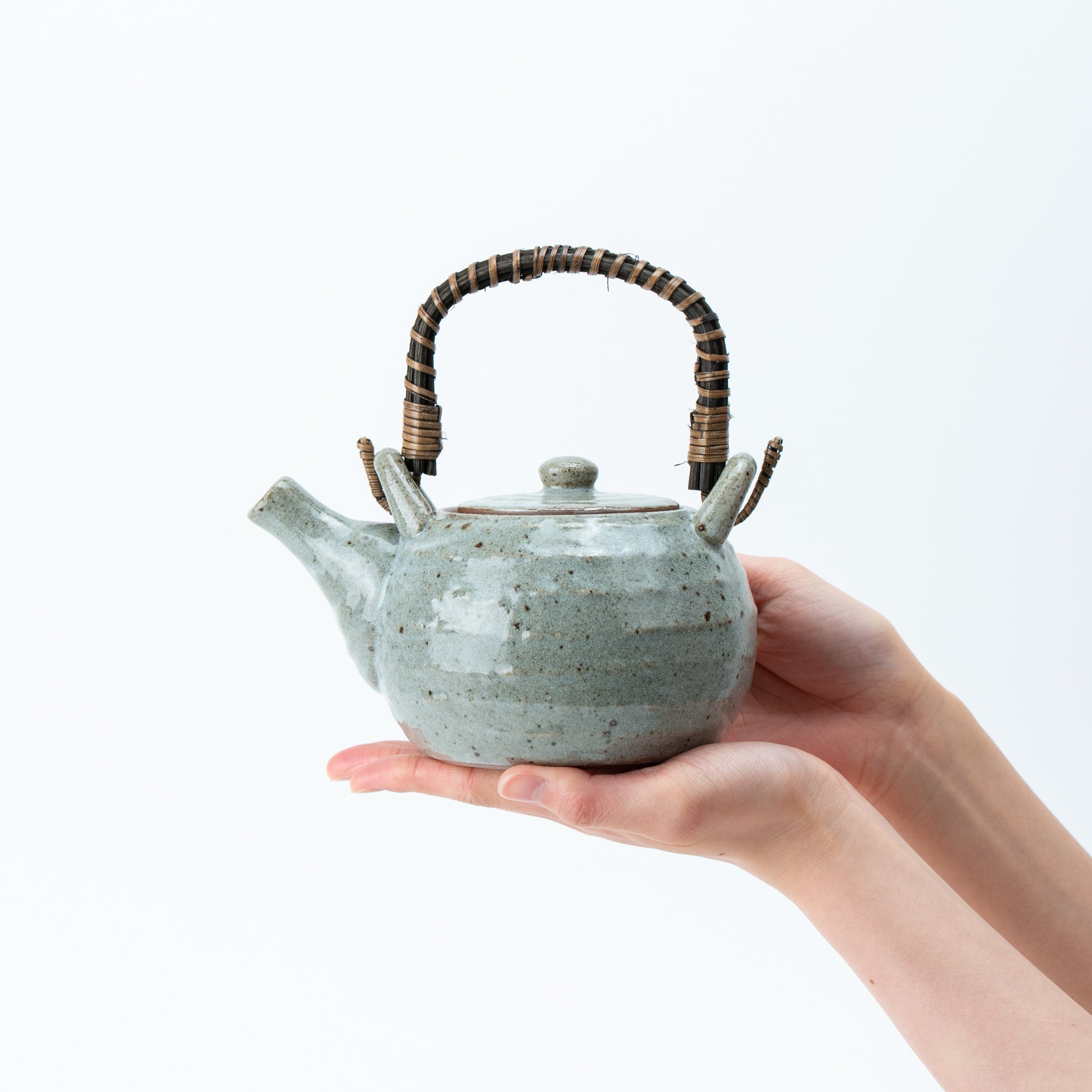 Karatsu Dobin Teapot (with Tea Strainer)