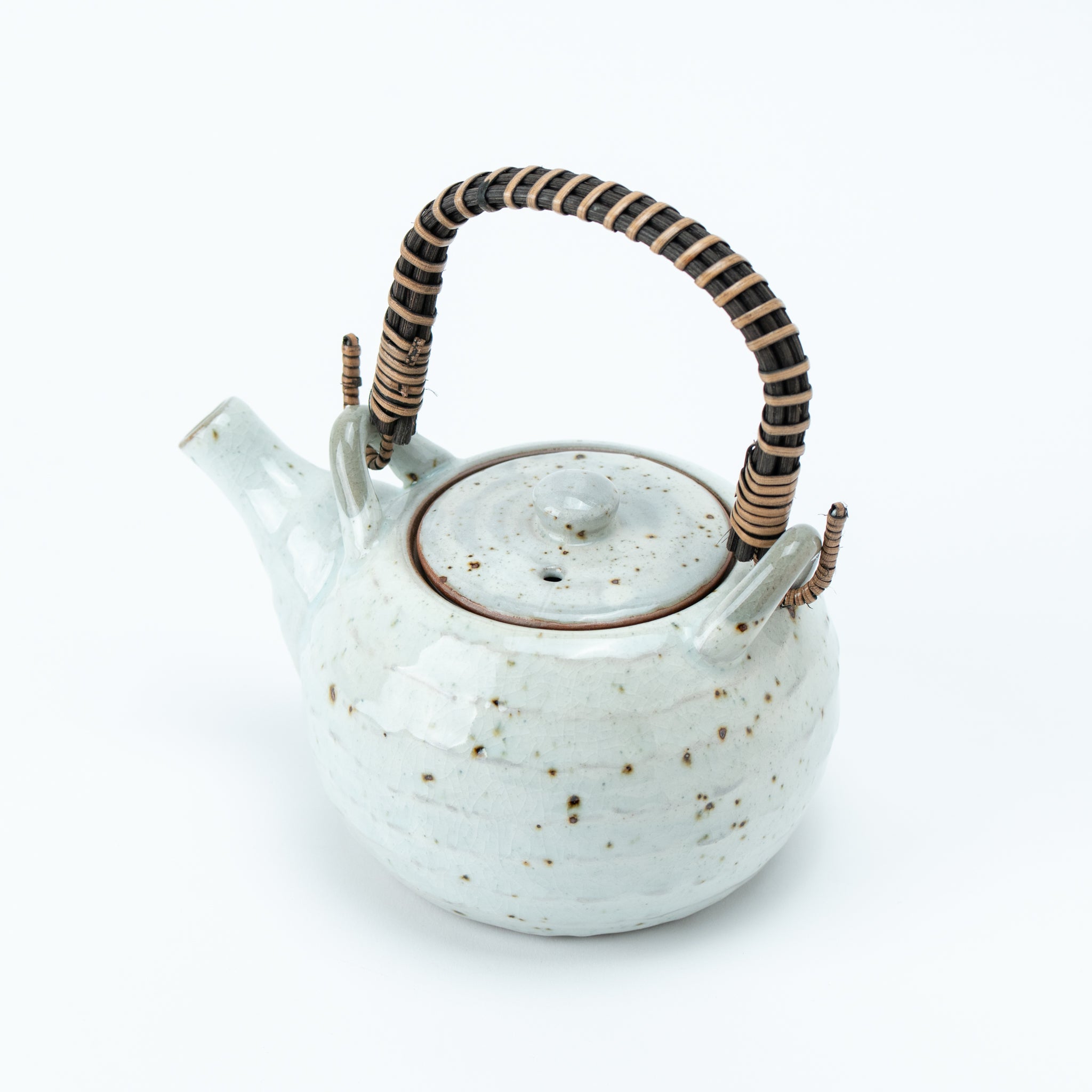 Kohiki Seiji Glaze Dobin Teapot (with Tea Strainer)