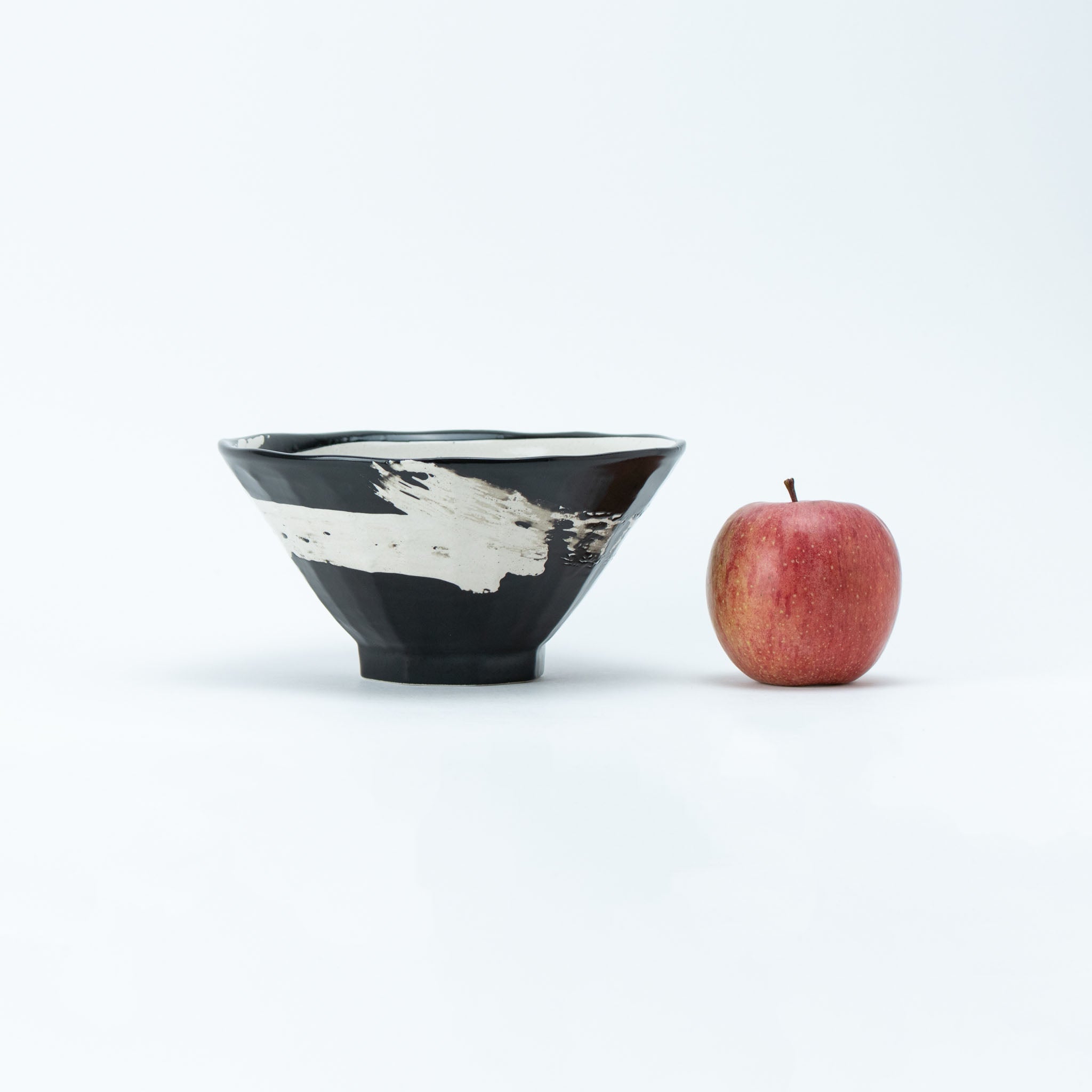 Brushed Octogonal Black Ramen Bowl