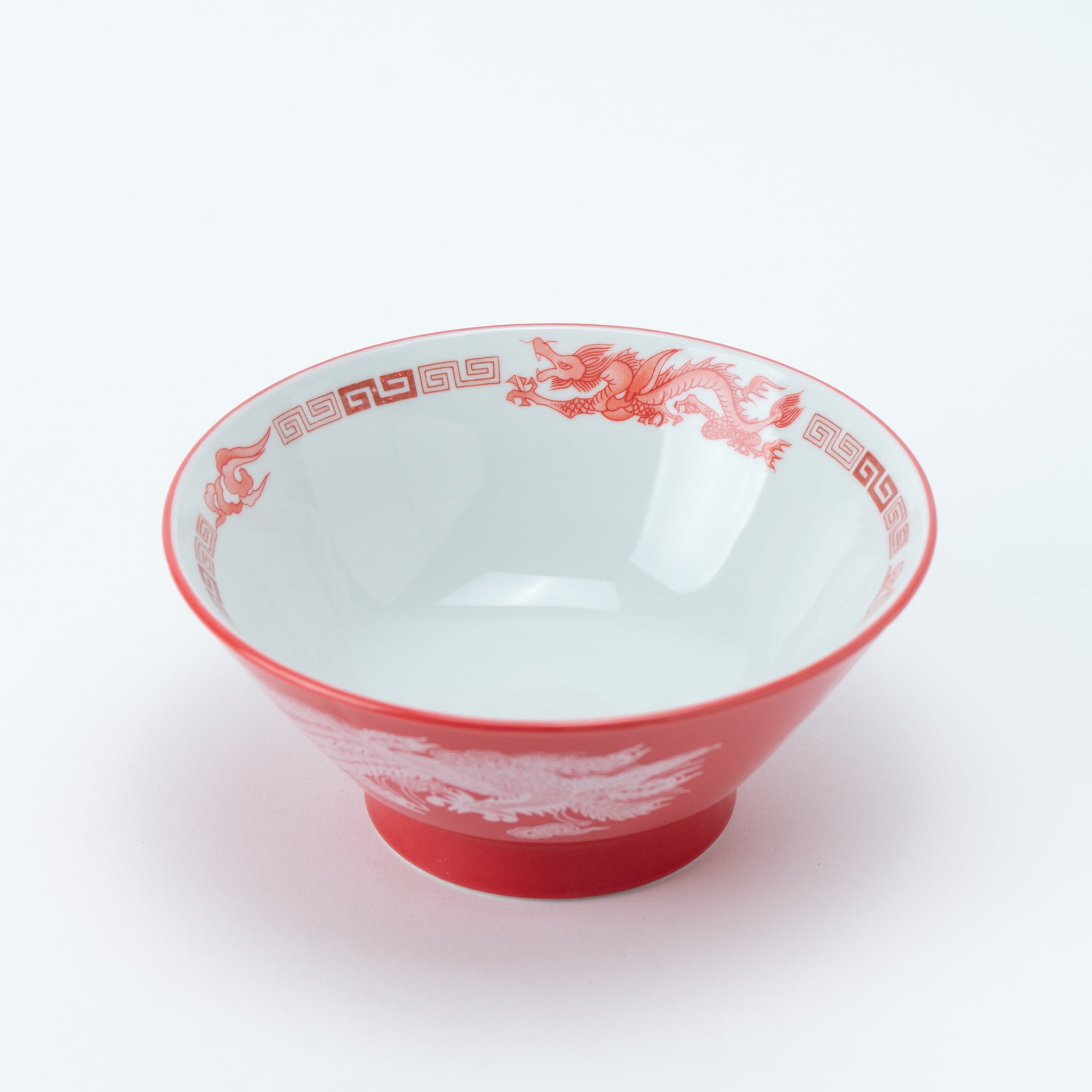 Red Dragon Straight Sided Ramen Bowl