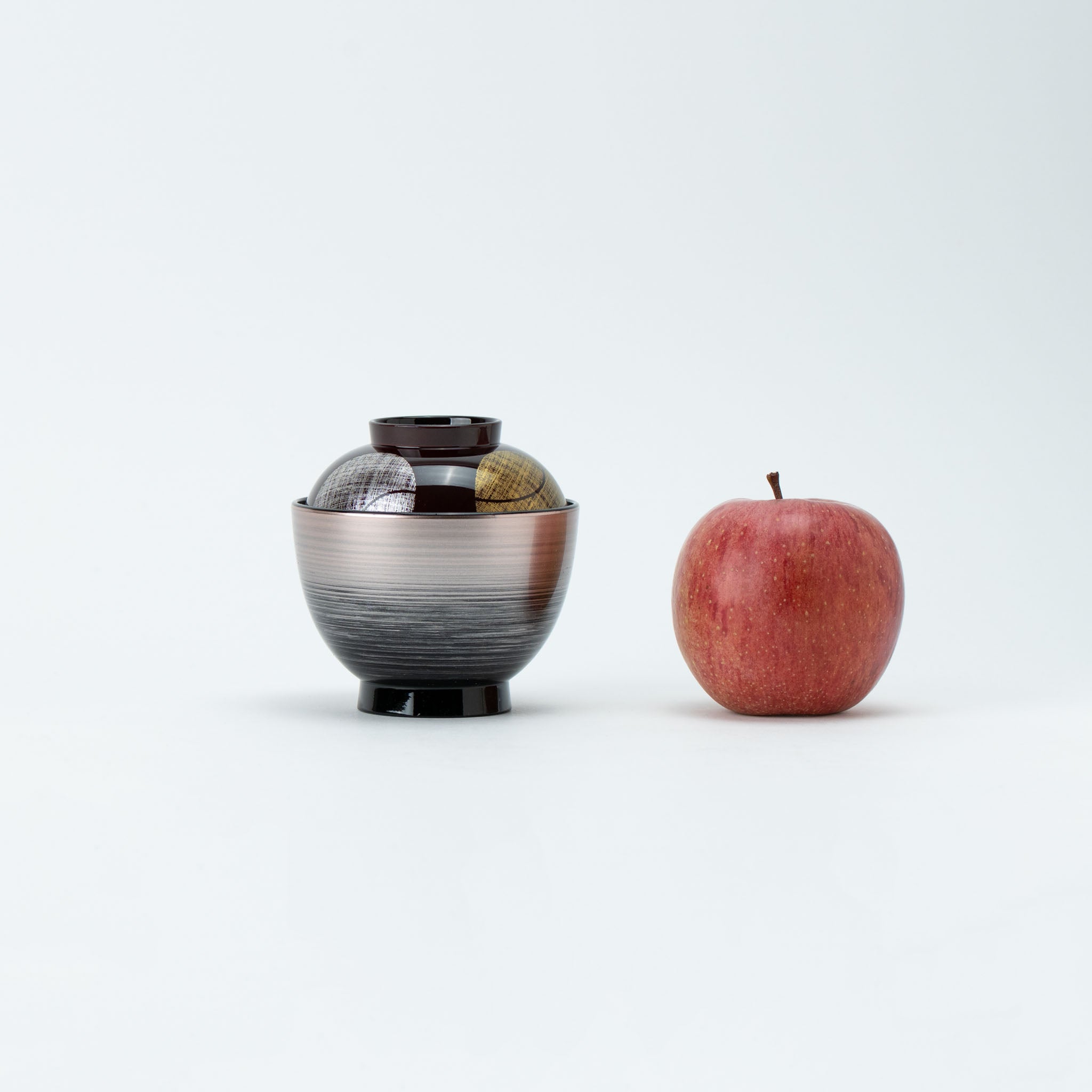 Silver Gold Kasumi Base Soup Bowl