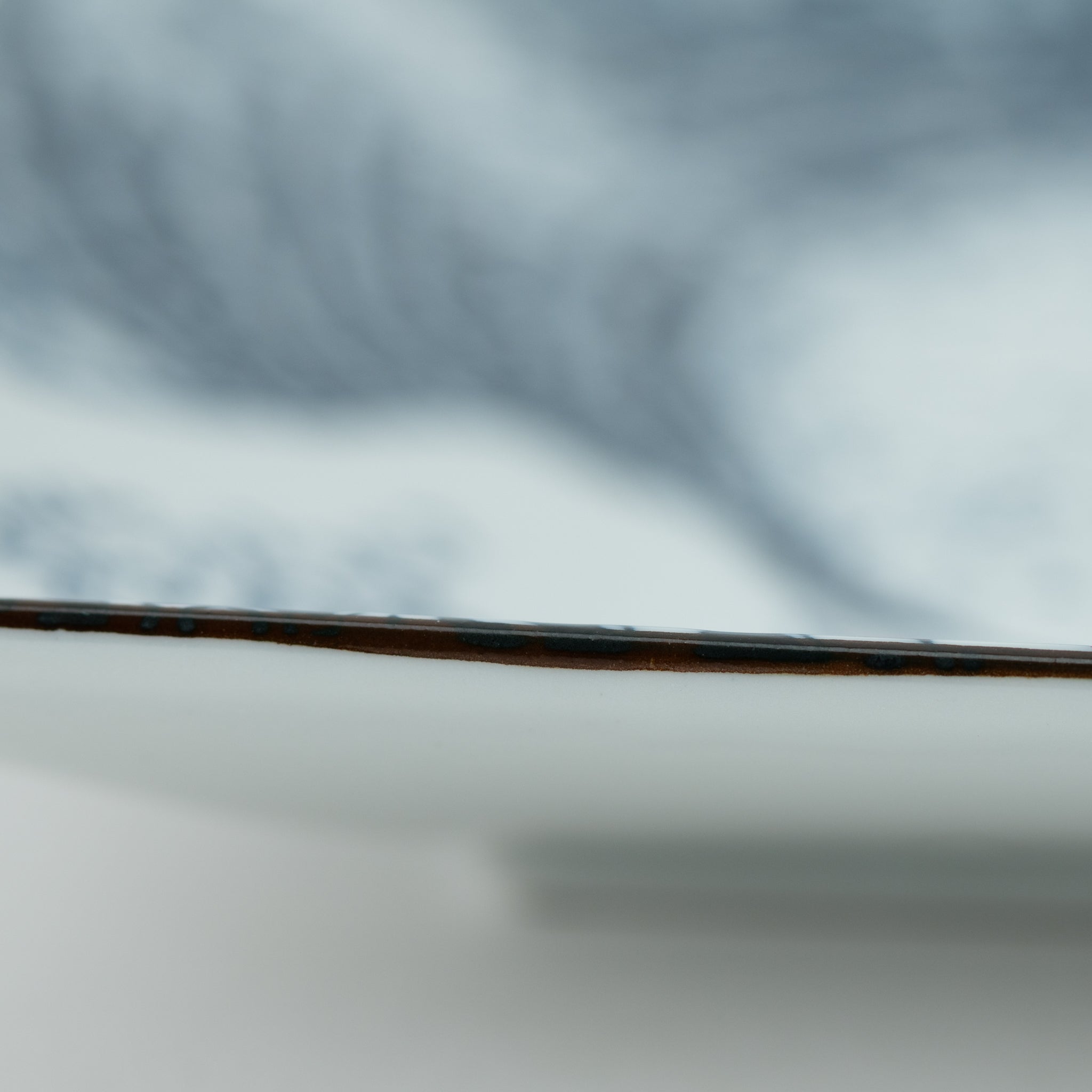 Hokusai Fuji Square Plate