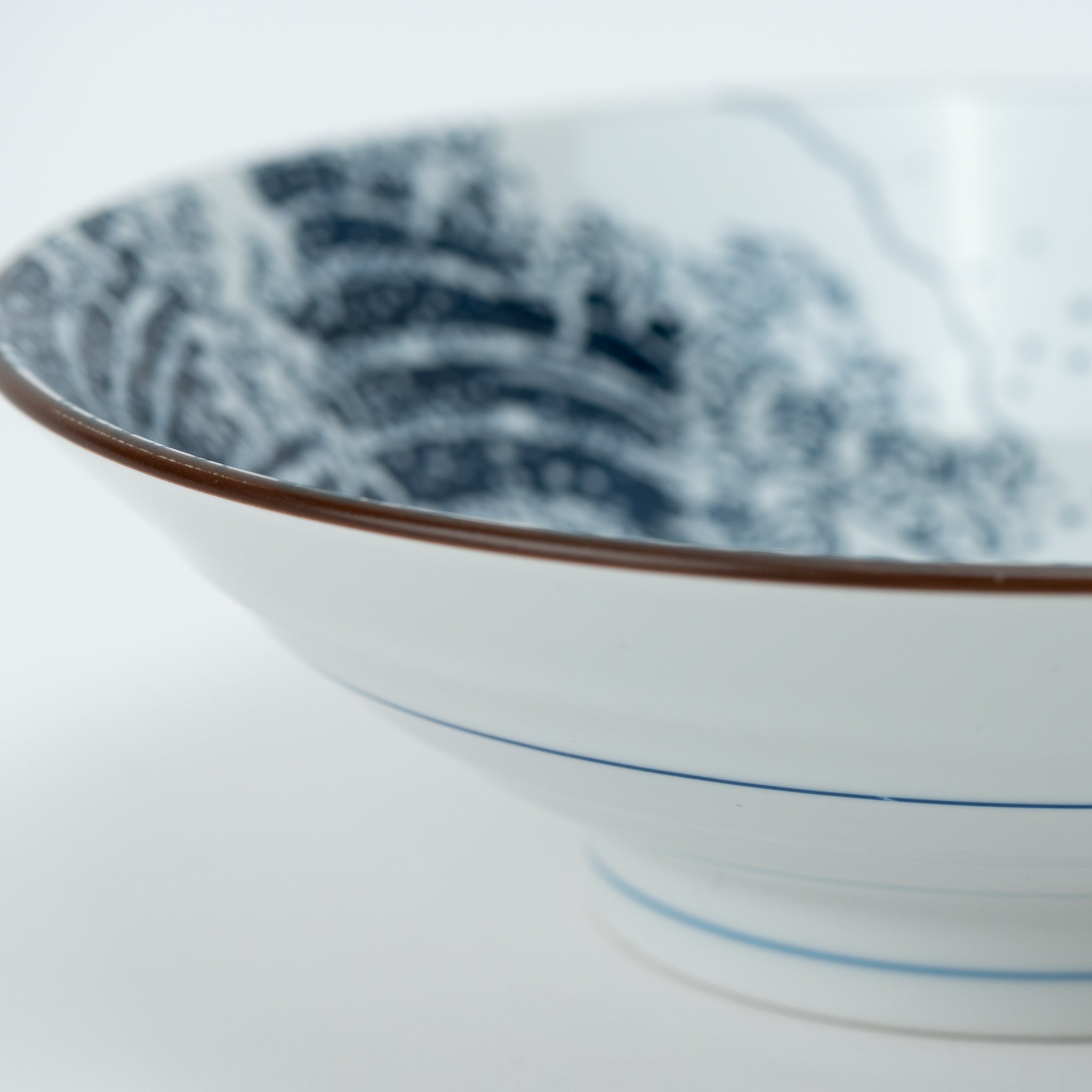 Hokusai Fuji Wide Ramen Bowl