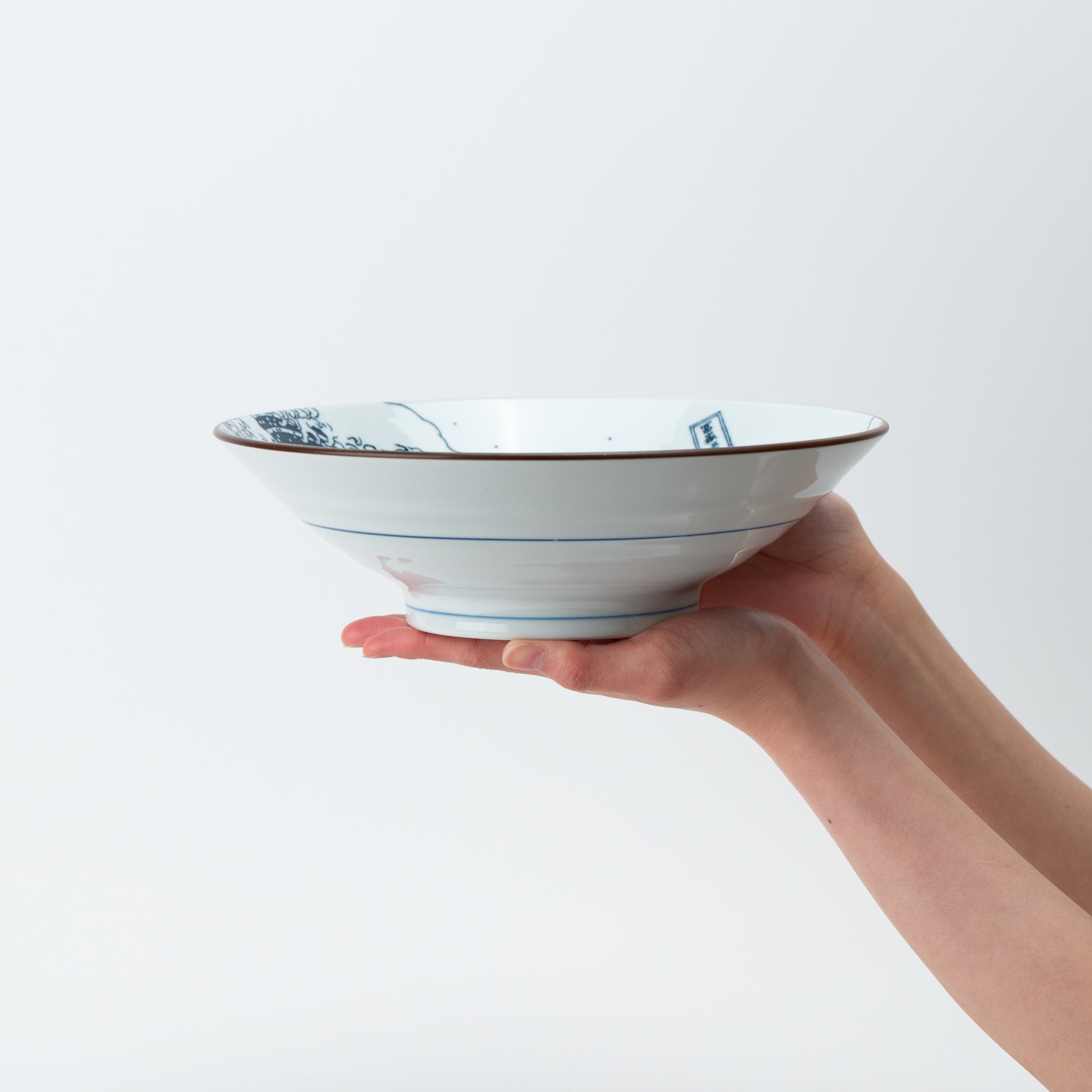 Hokusai Fuji Wide Ramen Bowl