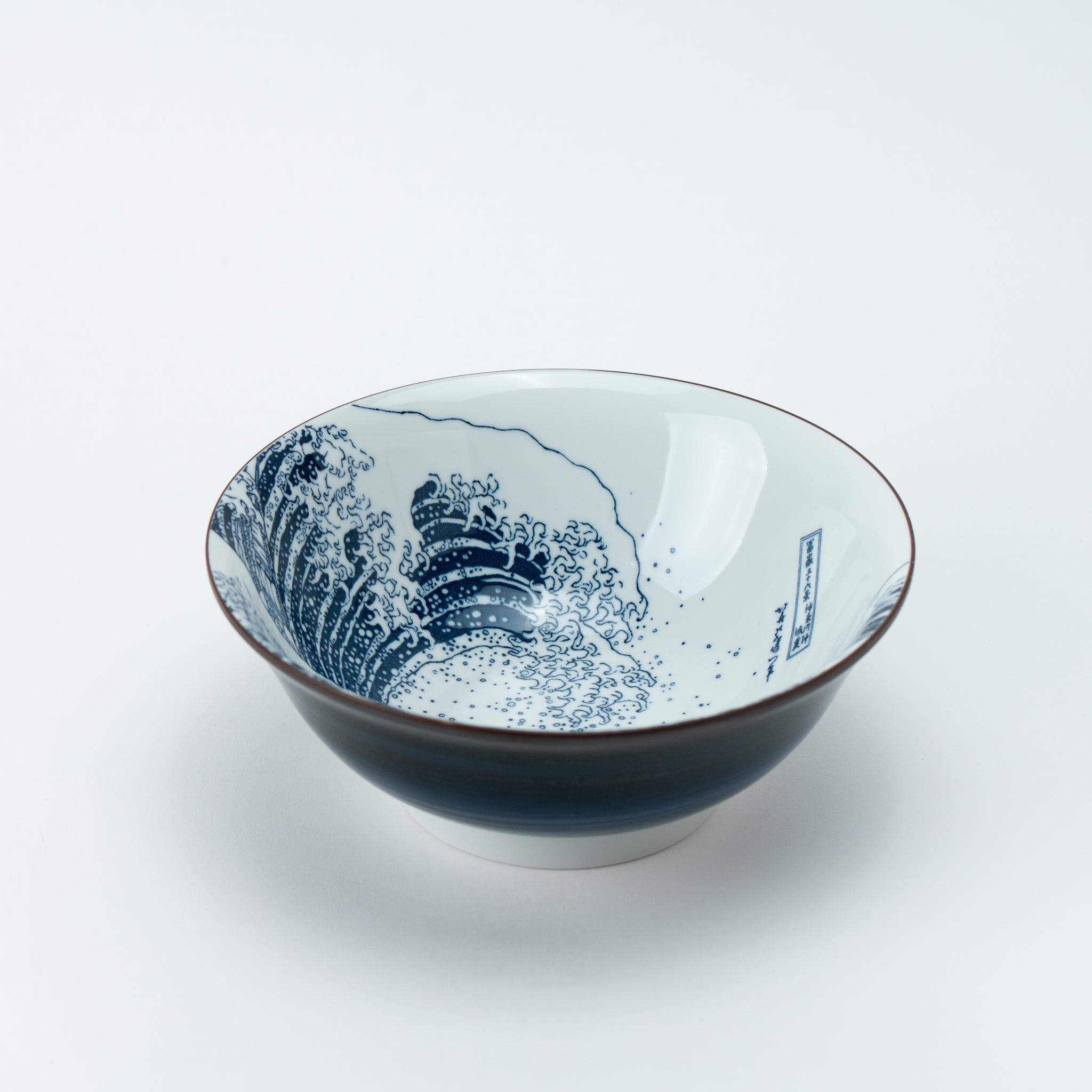 Hokusai Fuji Blue Ramen Bowl