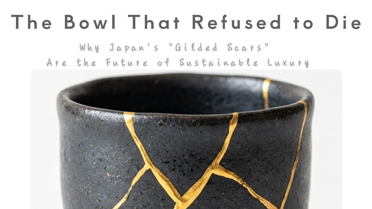 The Bowl That Refused to Die: Why Japan's "Gilded Scars" Are the Future of Sustainable Luxury