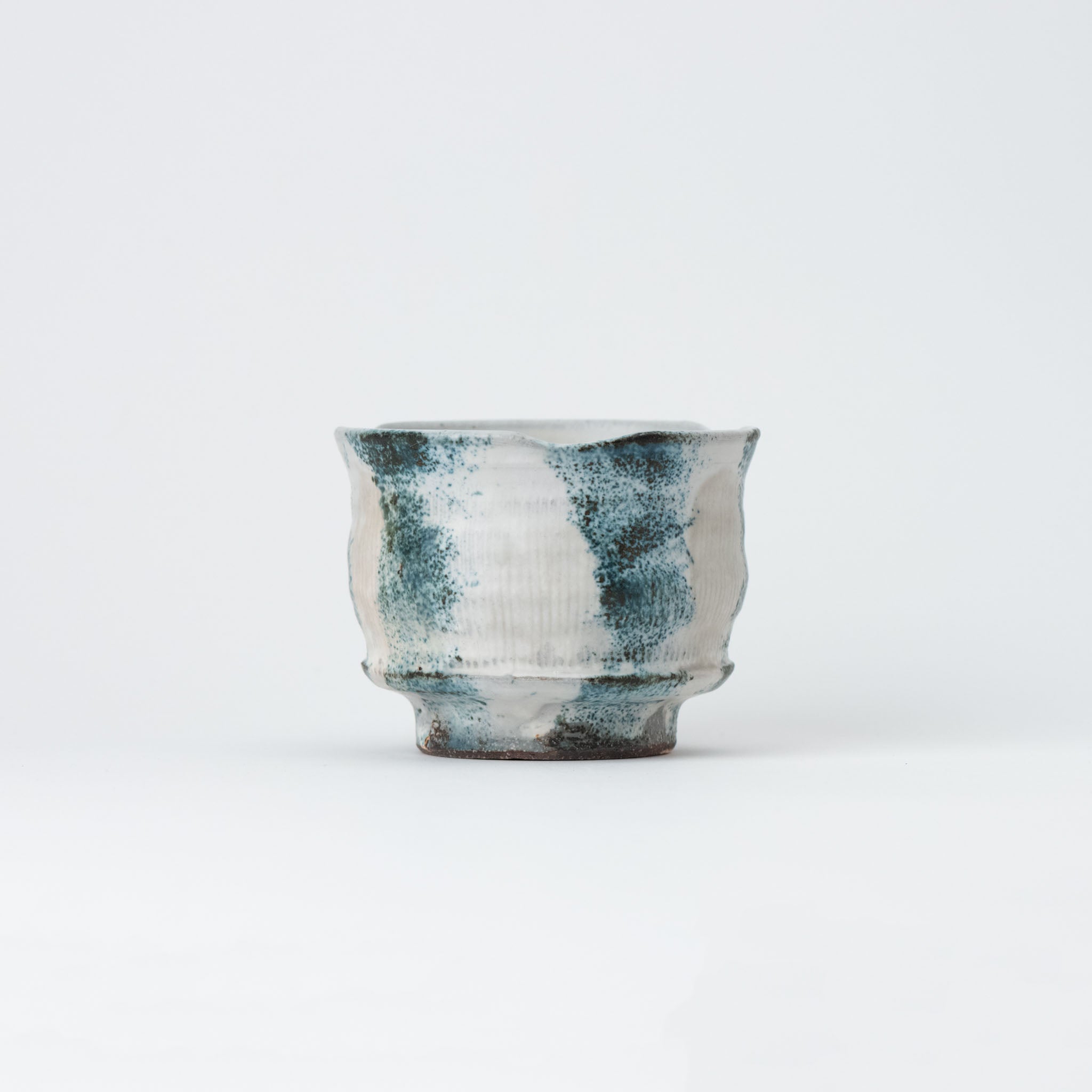 Shigaraki Ware Gosu Naburi Sake Cup