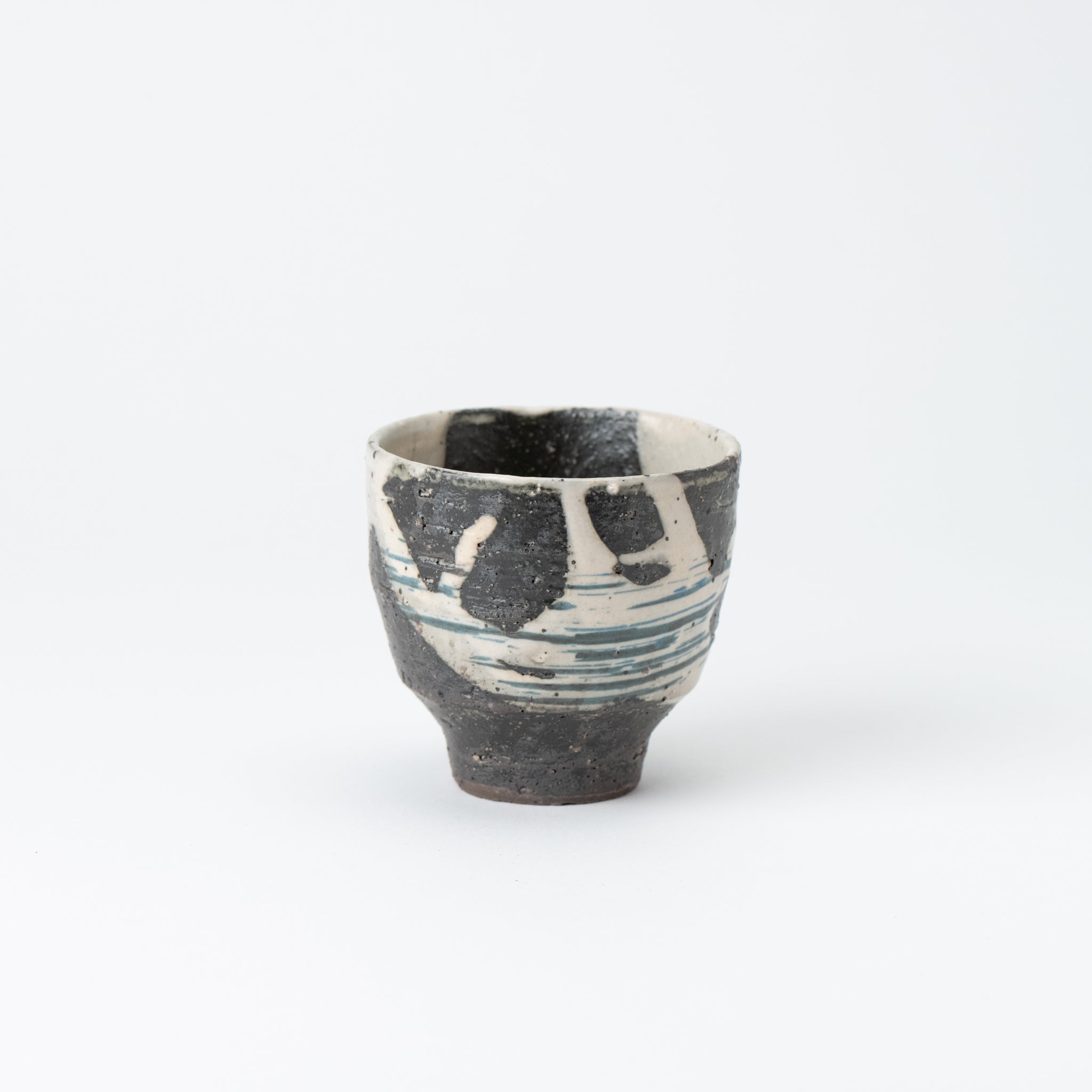 Tide Pattern Yunomi Teacup