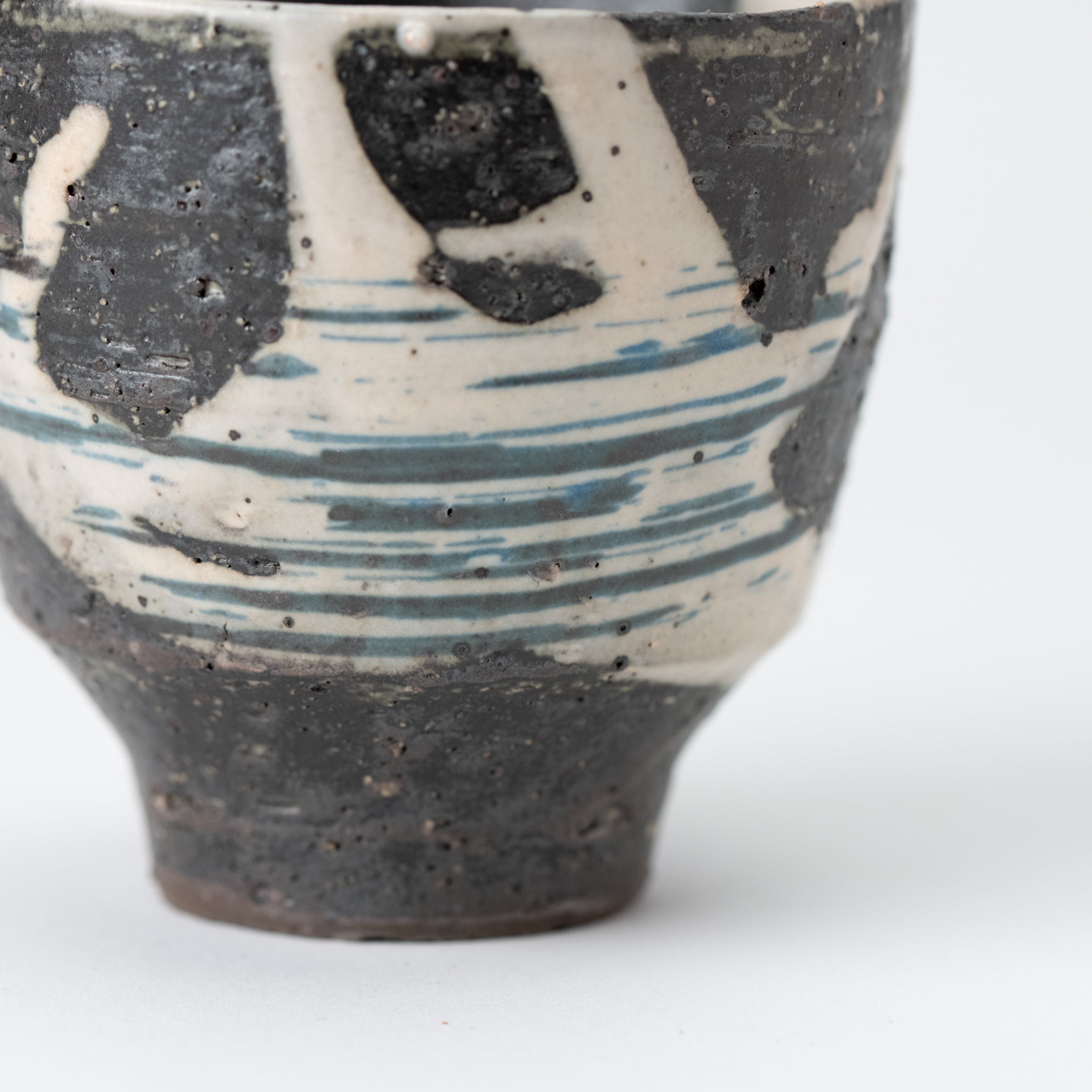 Tide Pattern Yunomi Teacup