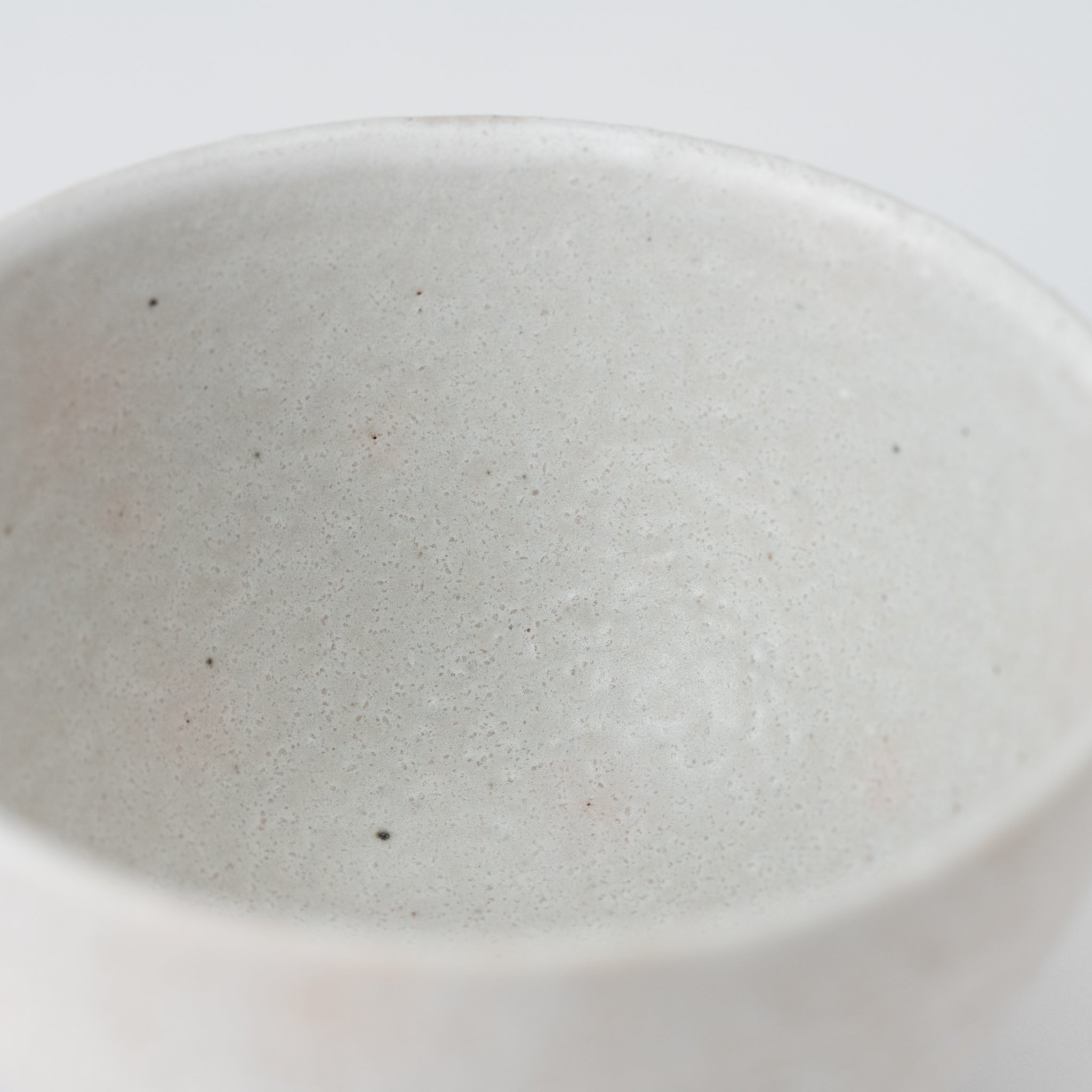 White Combed Rice Bowl