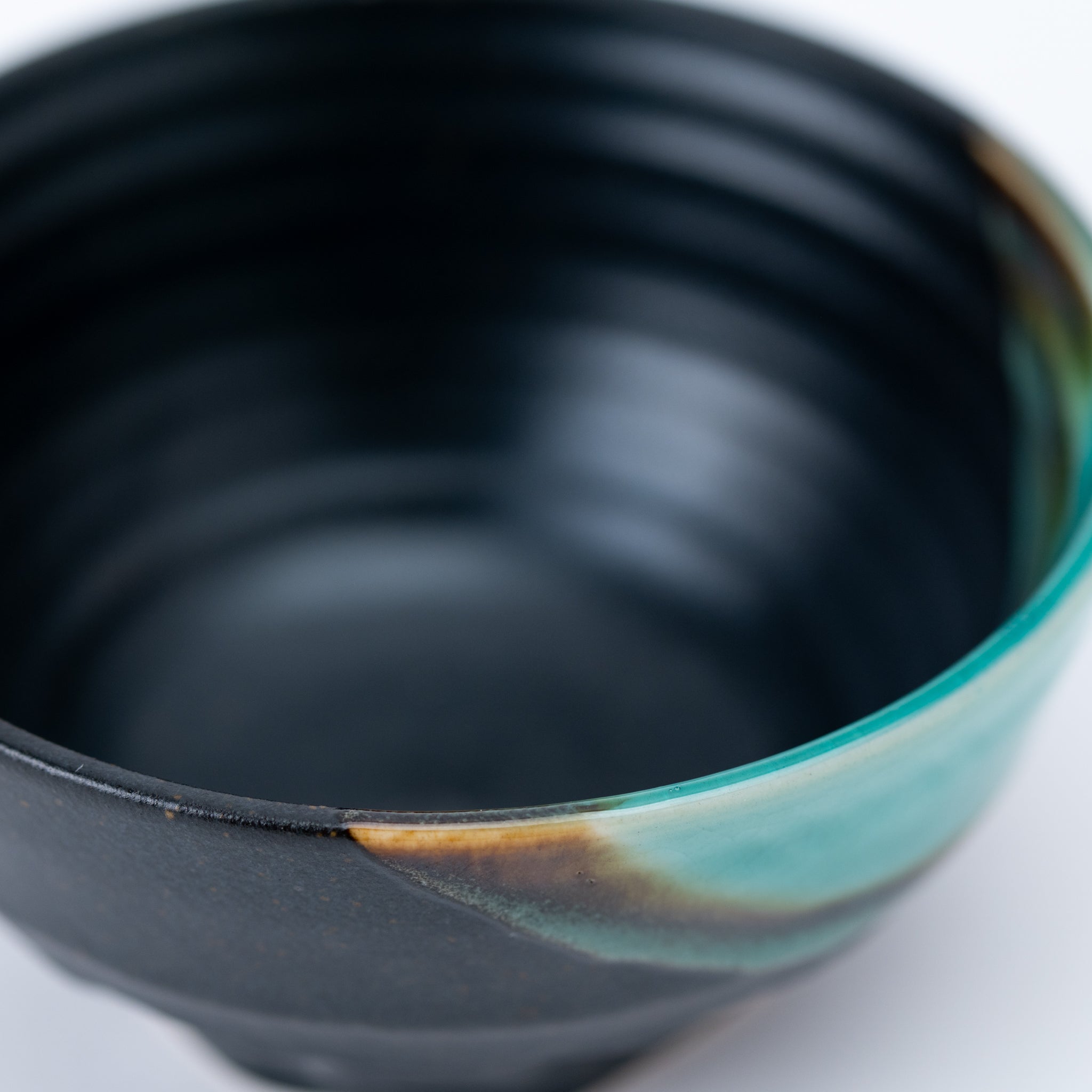 Emerald Edge Black Kobachi Small Bowl