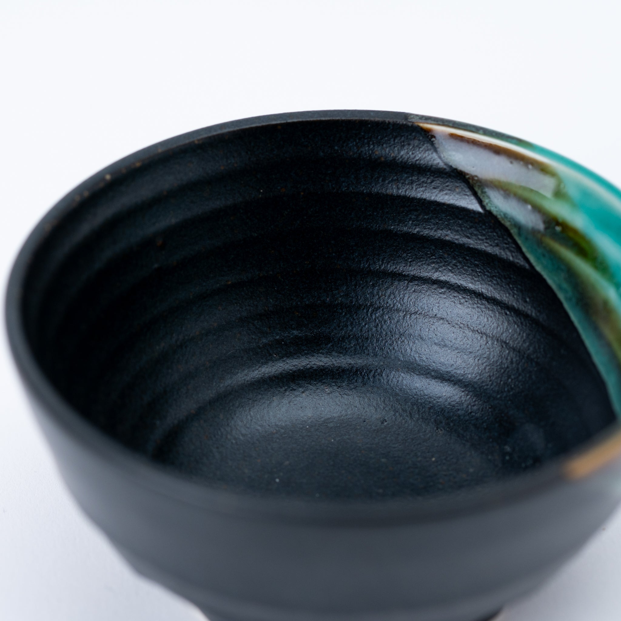 Emerald Edge Black Kobachi Small Bowl