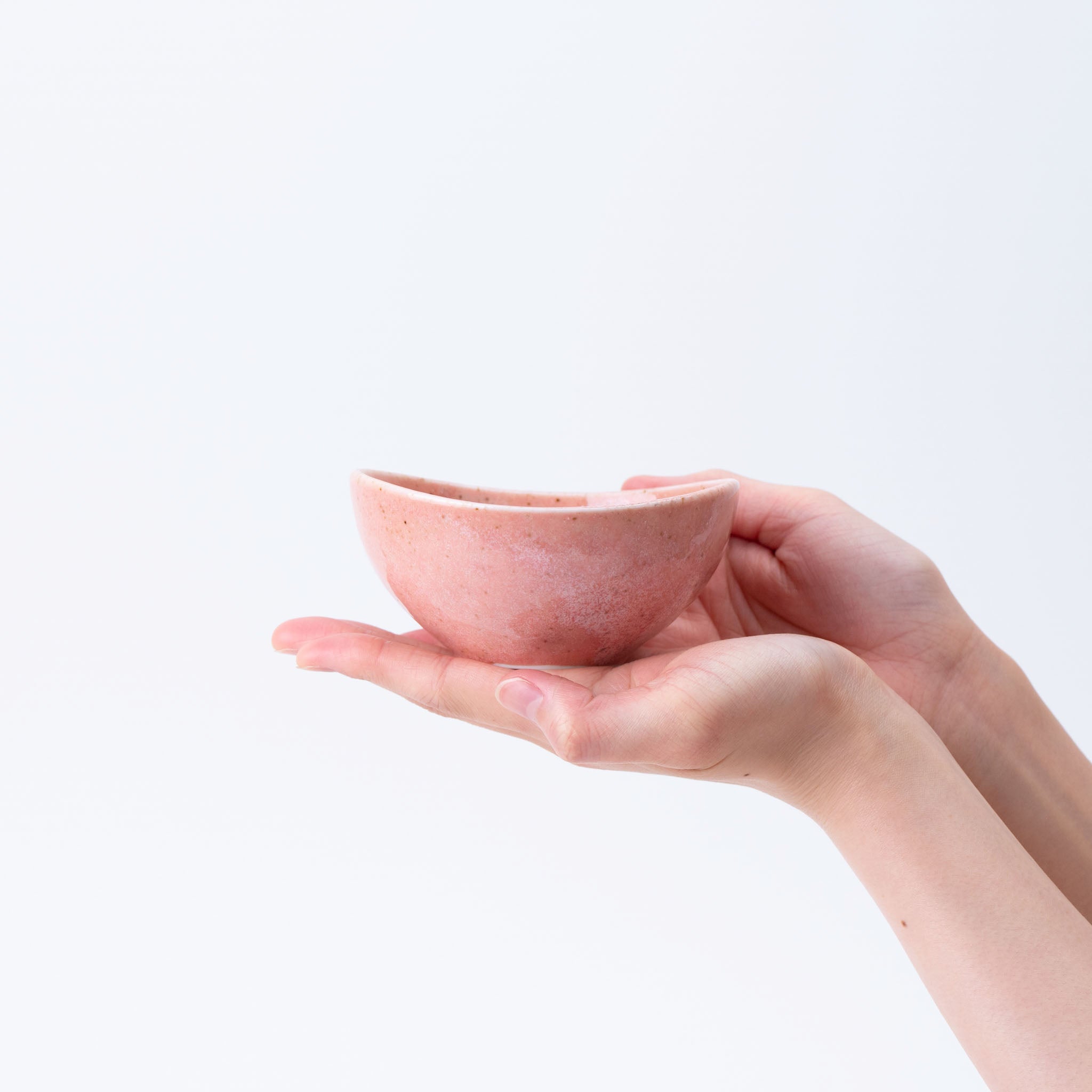 Pink Textured Small Bowl