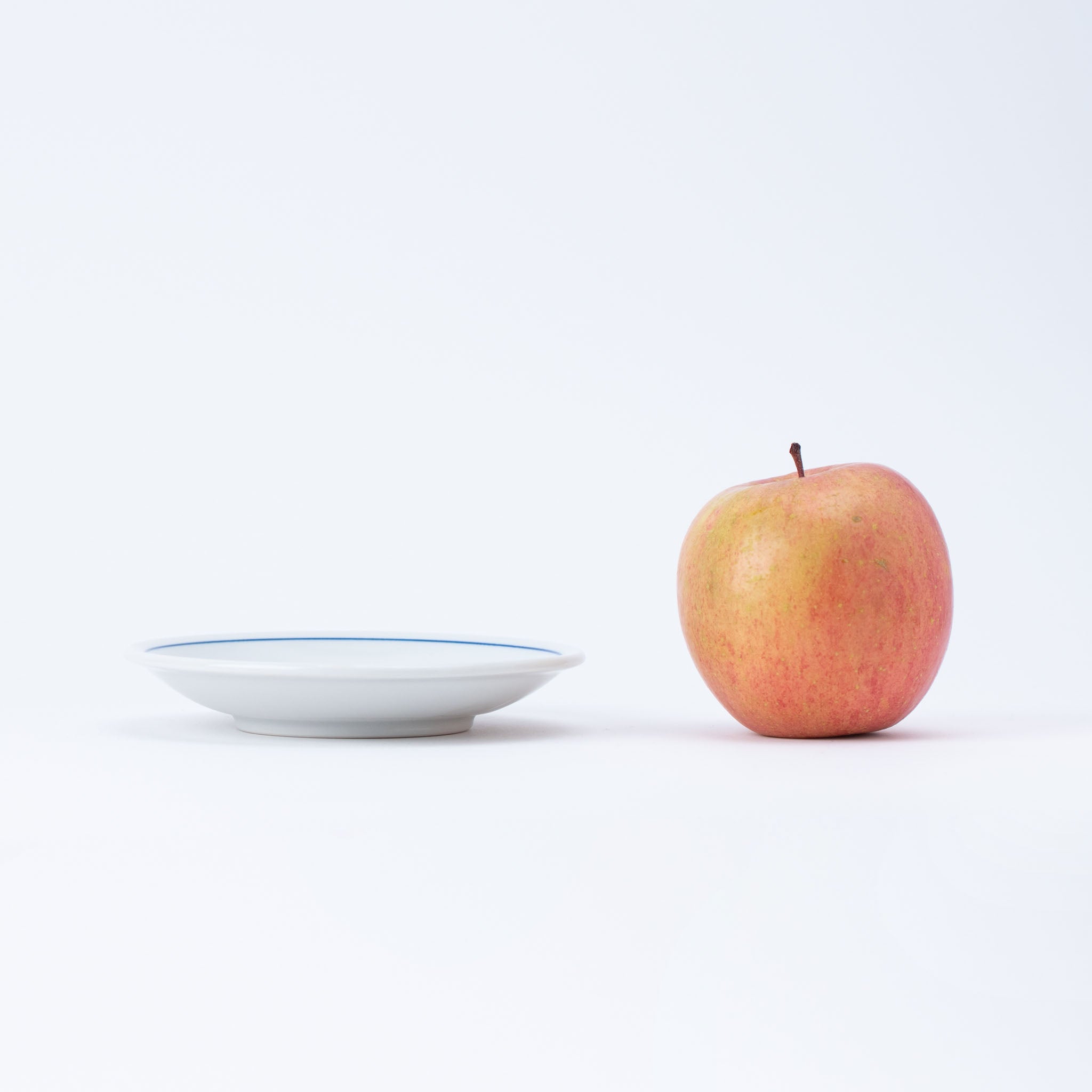 Small Plate with Blue Characters