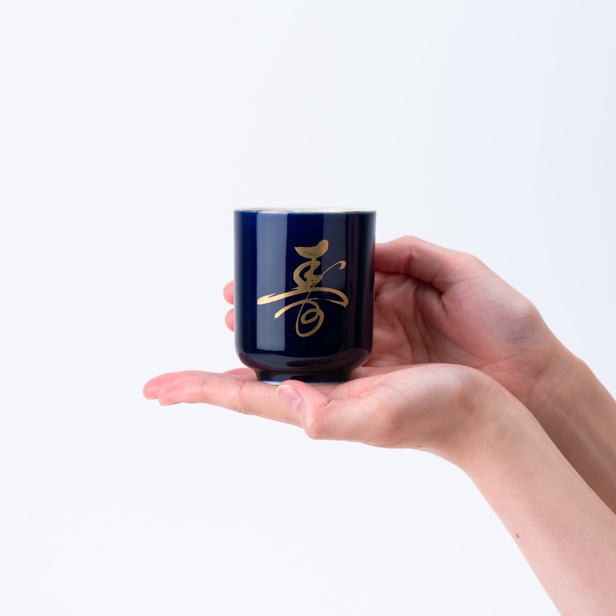 Gold Kotobuki Yunomi Teacup