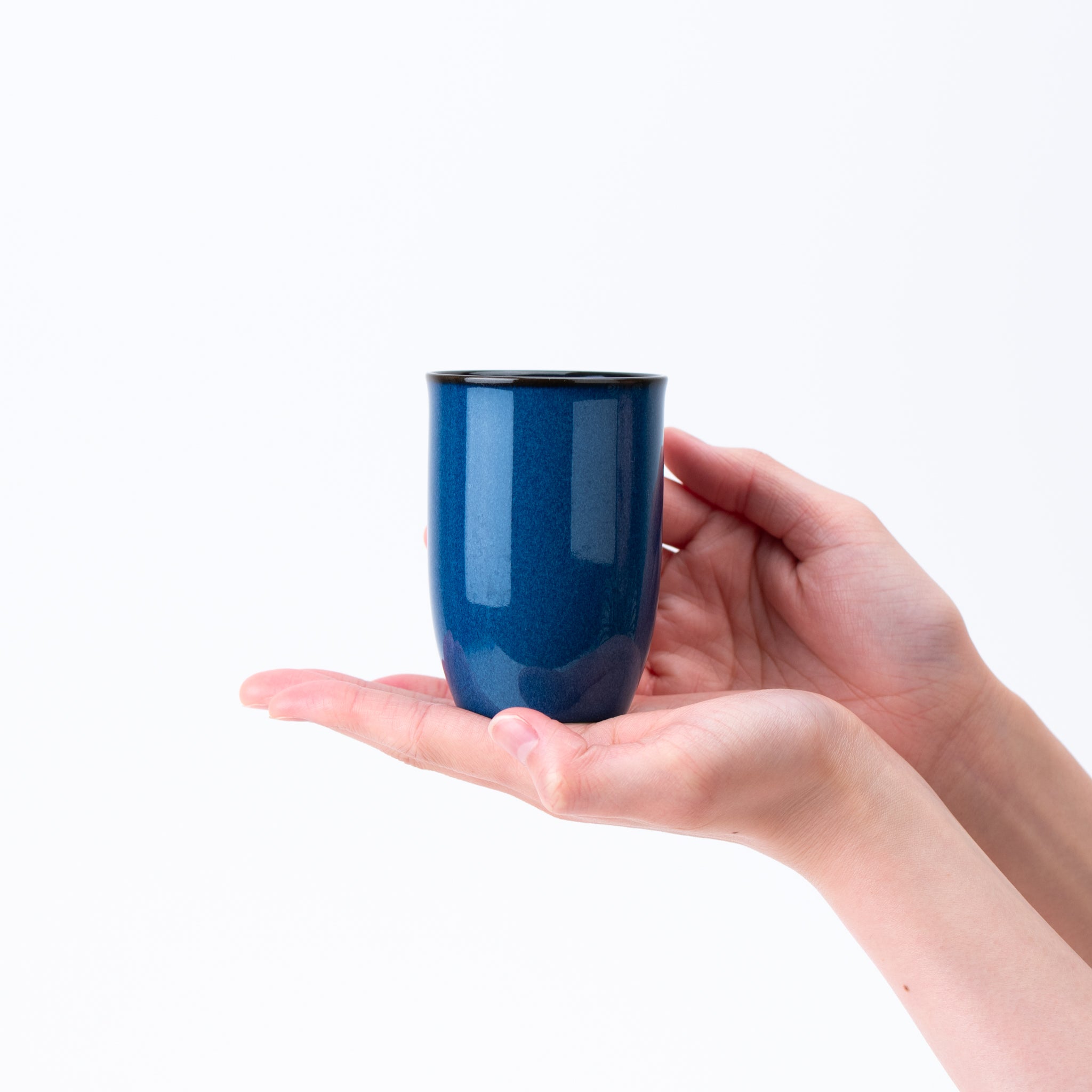 Midnight Indigo Yunomi Teacup
