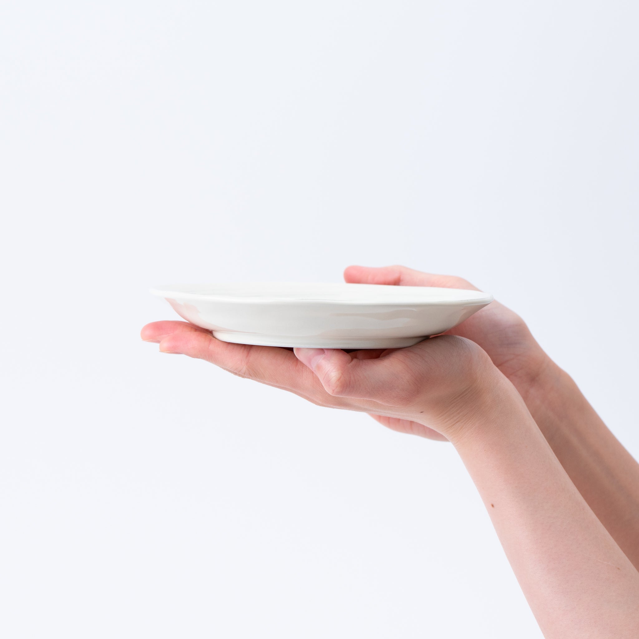 Whirl White Small Plate