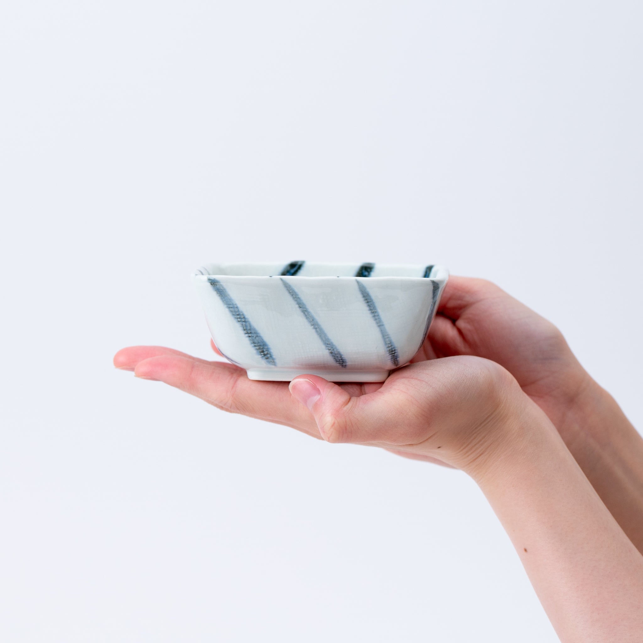 Blue Flow Square Kobachi Small Bowl