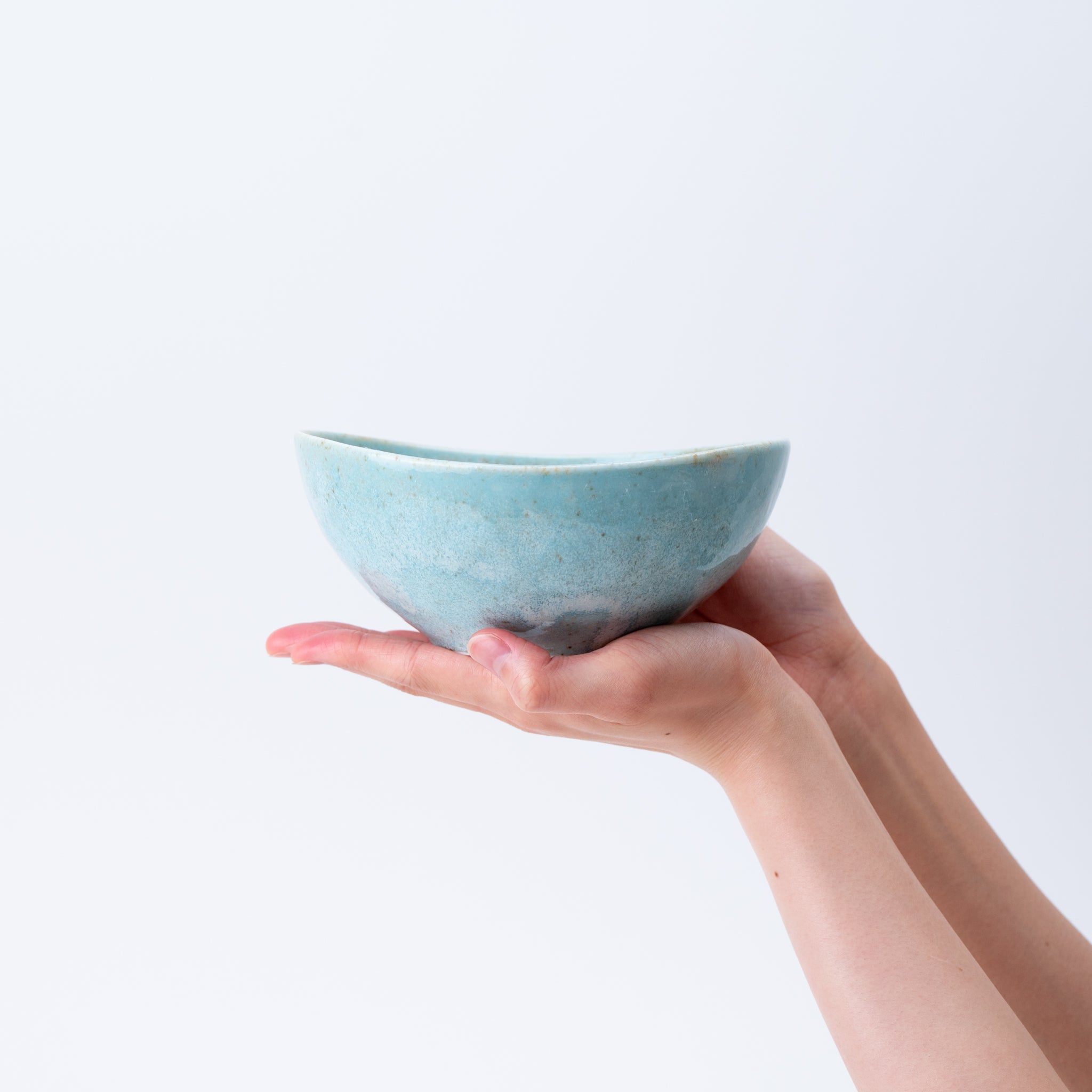Light Blue Curve Bowl