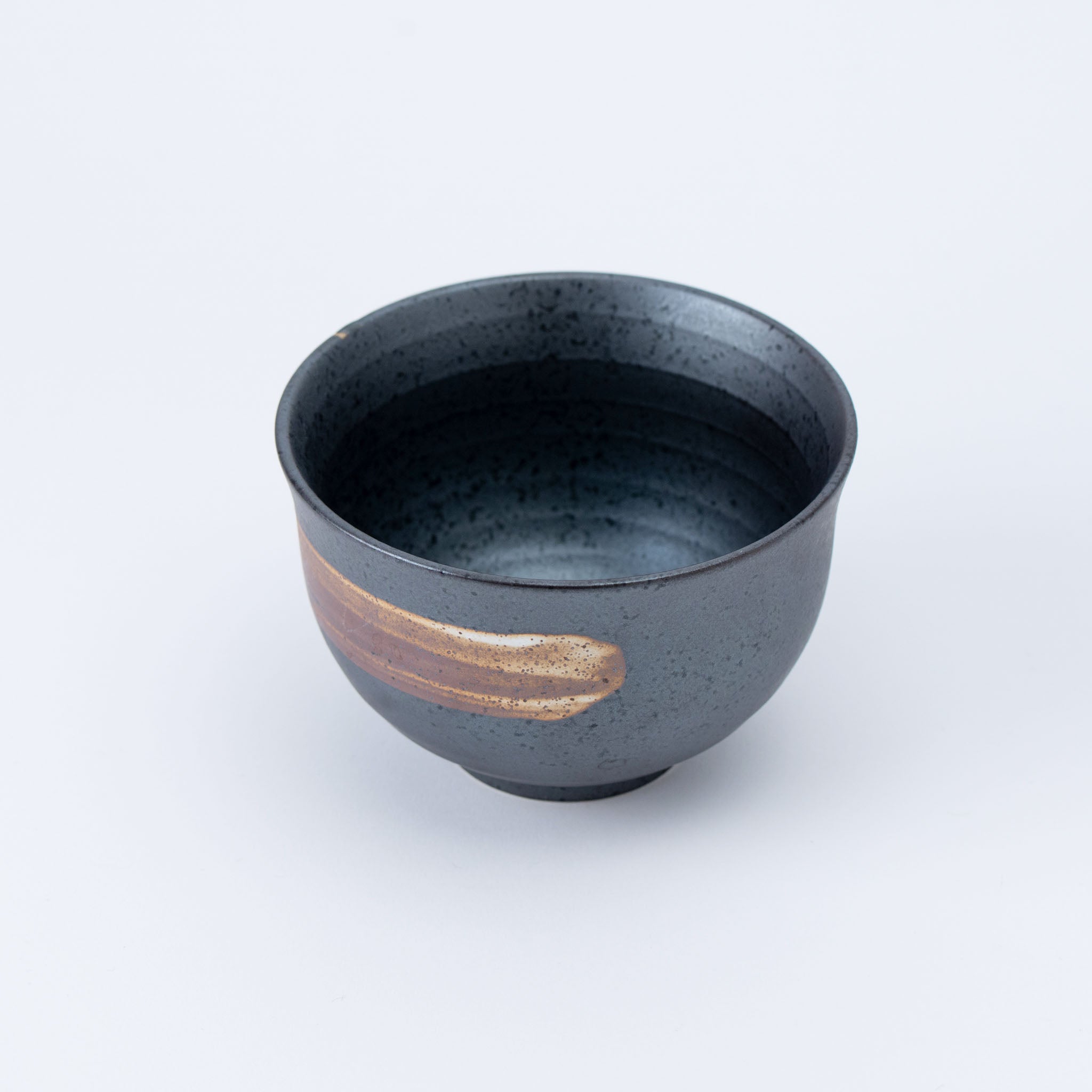 Brushstroke Black Medium Bowl