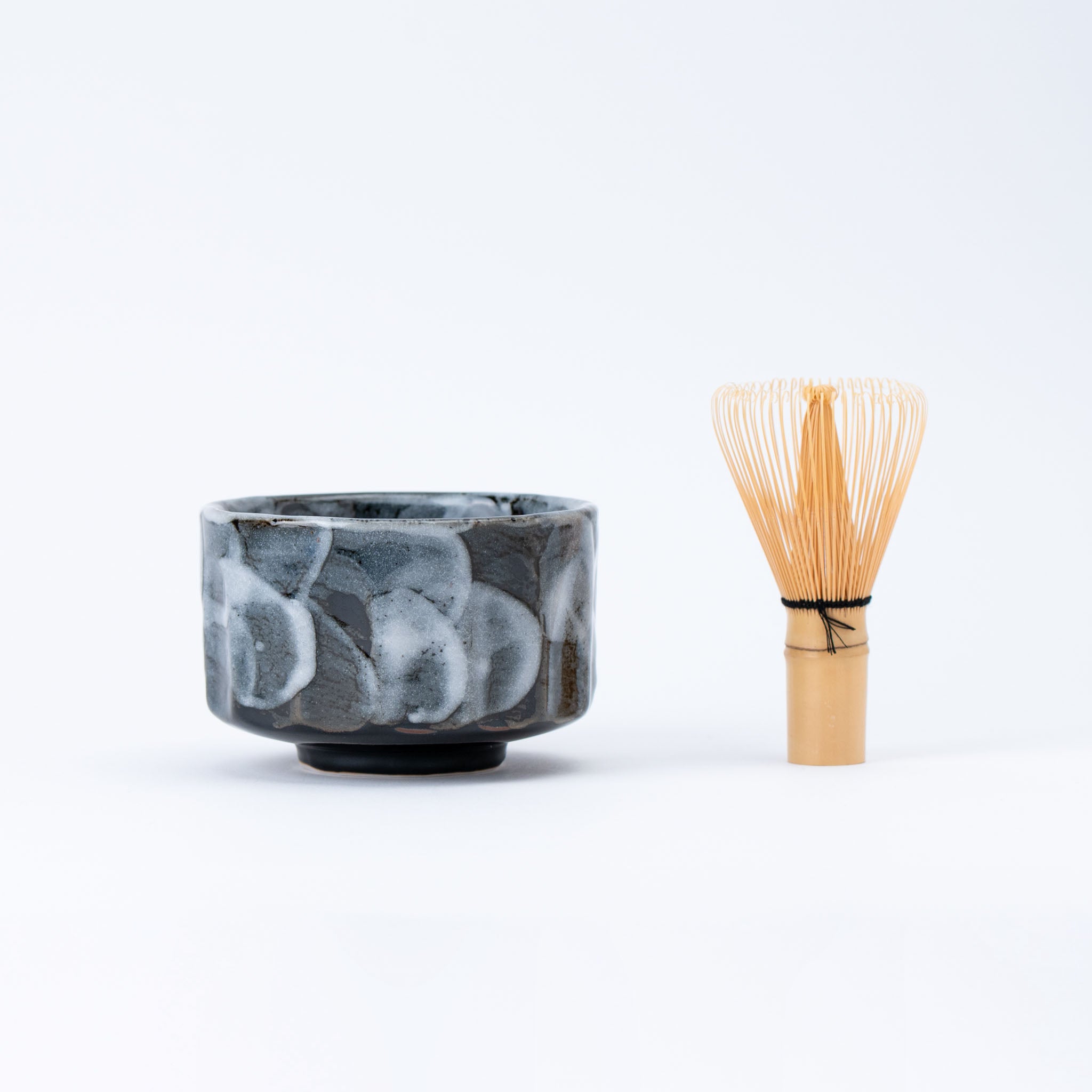 Frosted Charcoal Matcha Bowl