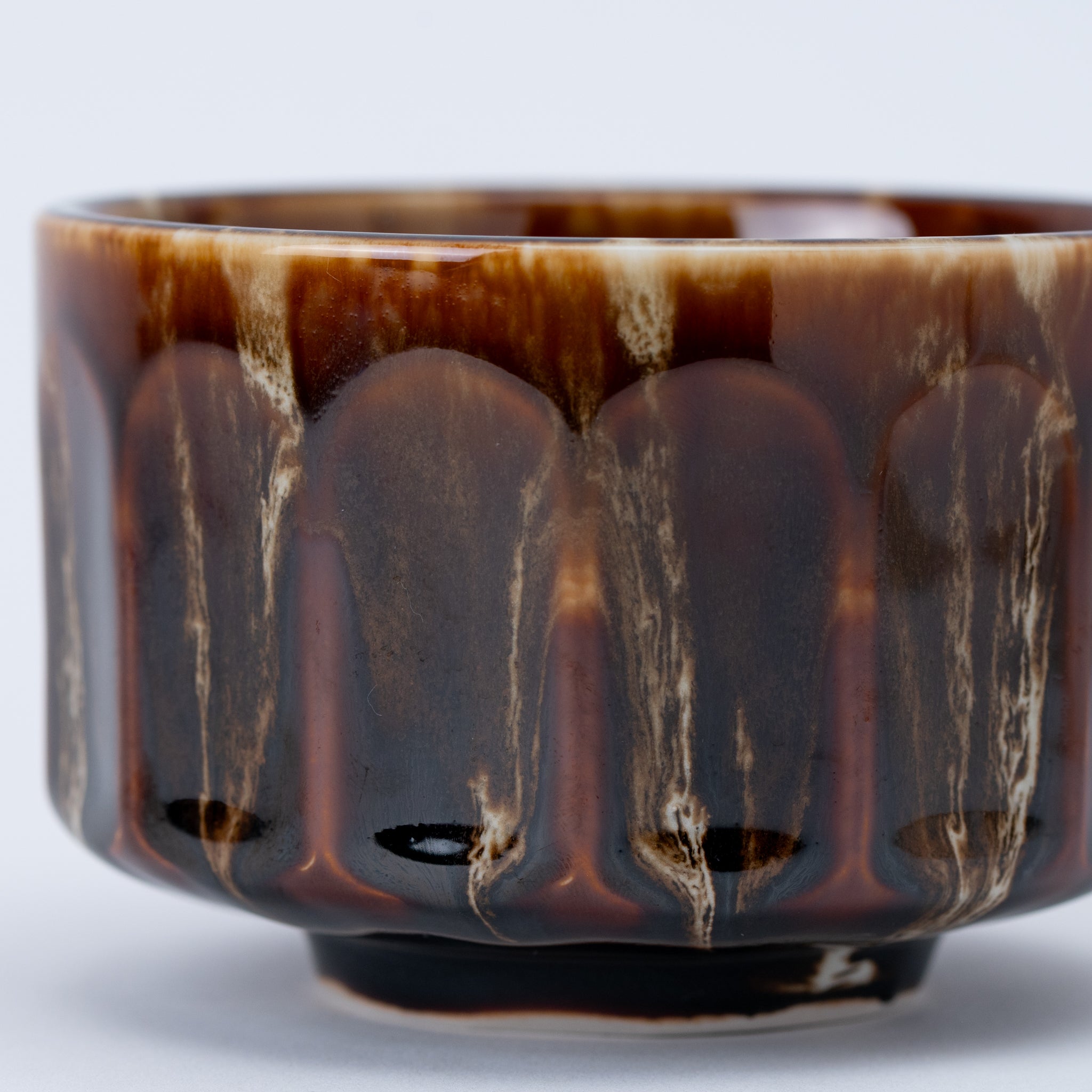 Deep Amber Matcha Bowl