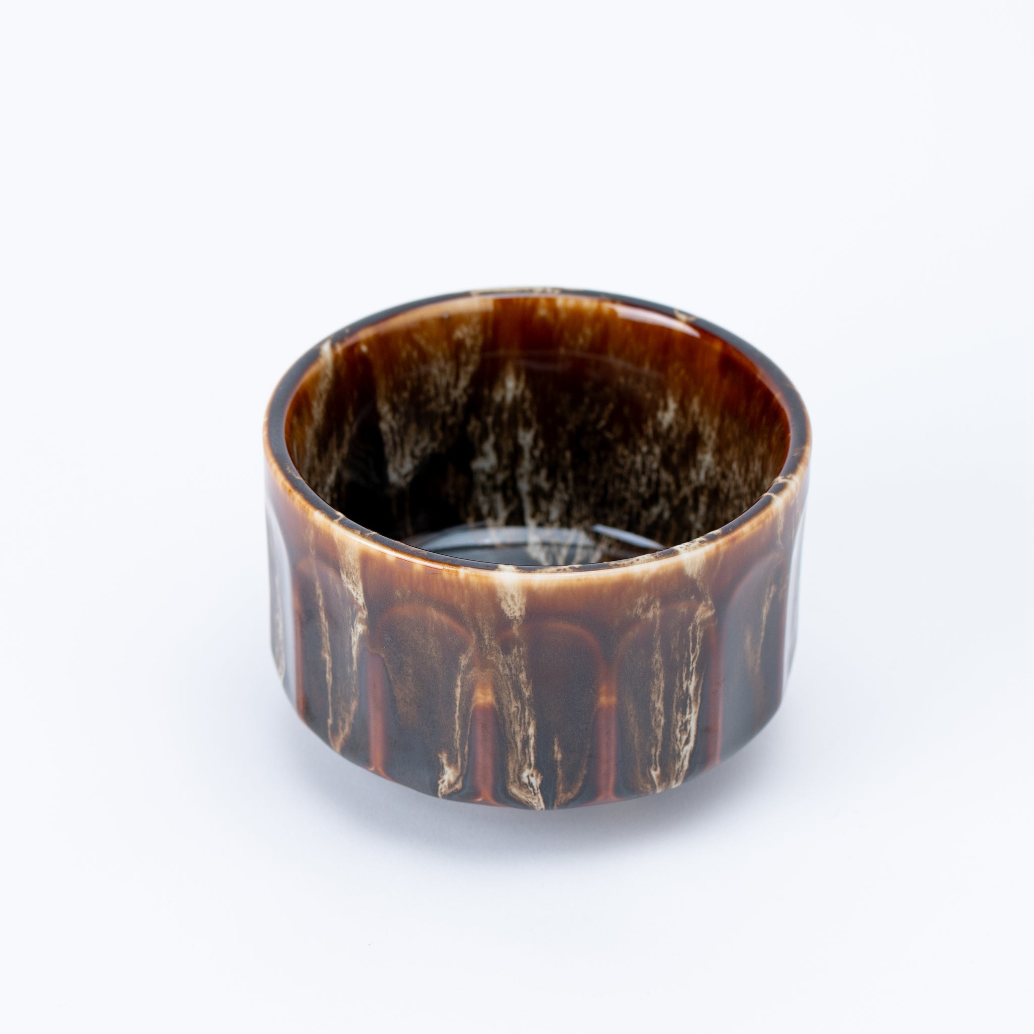 Deep Amber Matcha Bowl