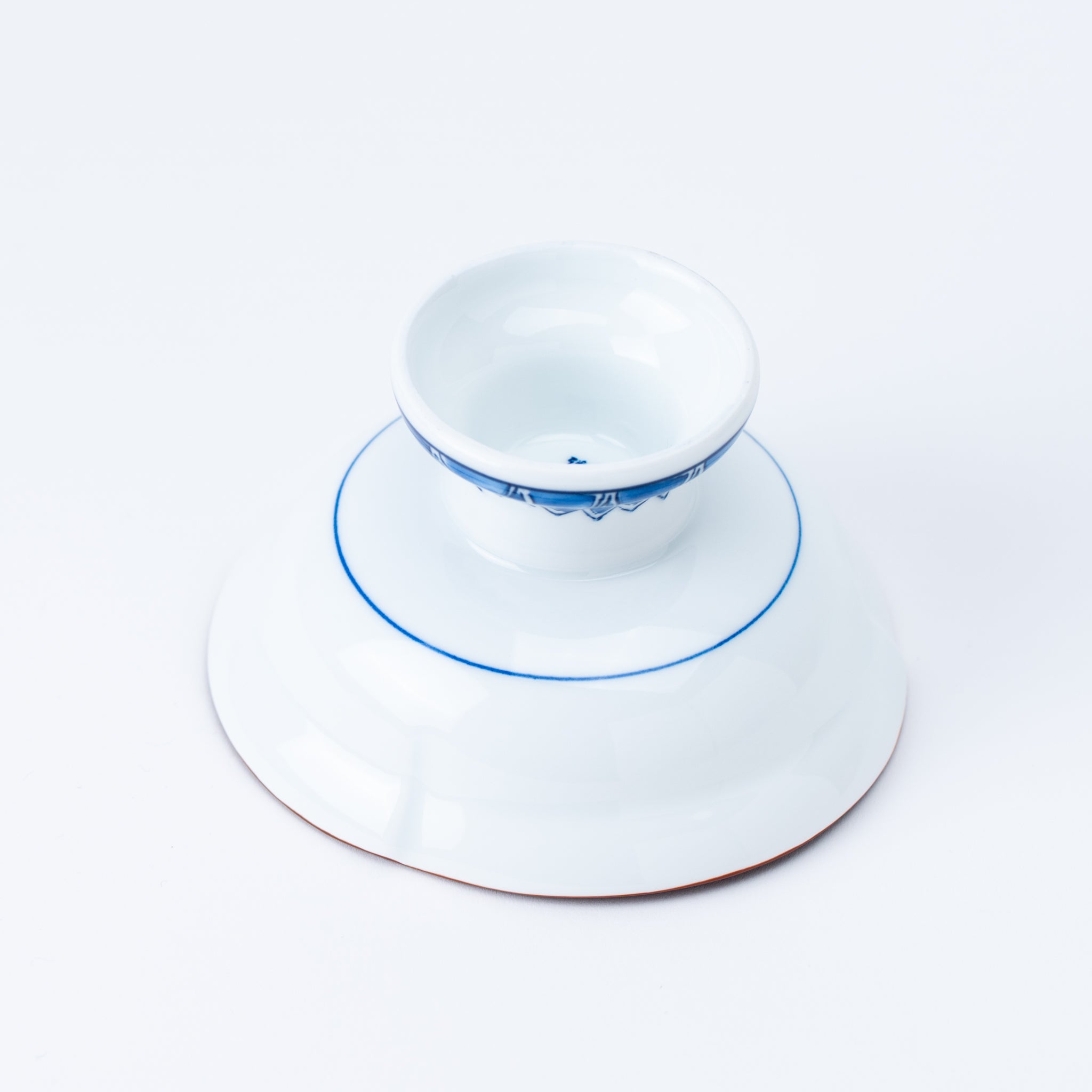 Blue Footed Pedestal Bowl