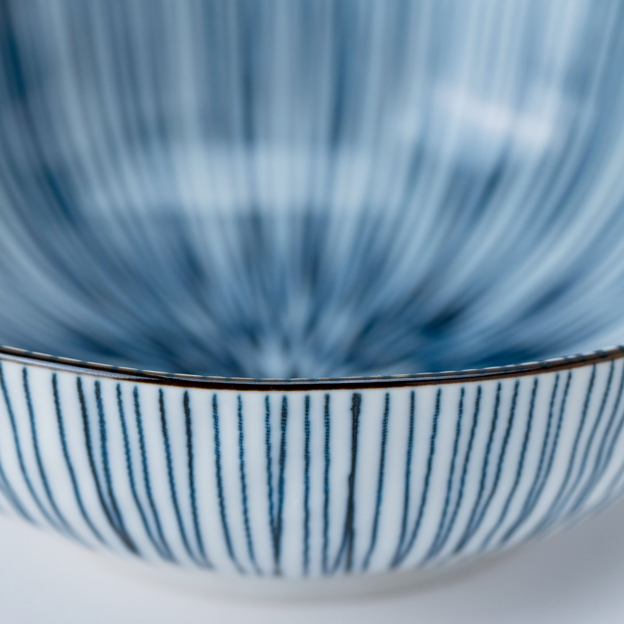 Tokusa Blue Stripe Bowl
