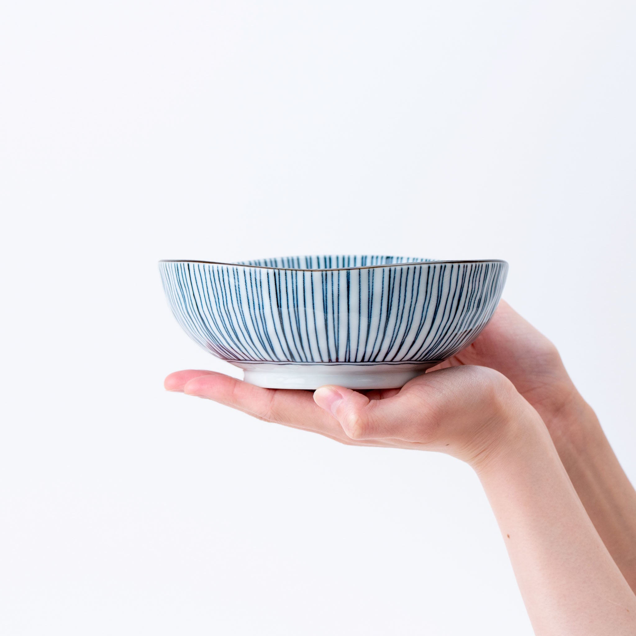 Tokusa Blue Stripe Bowl